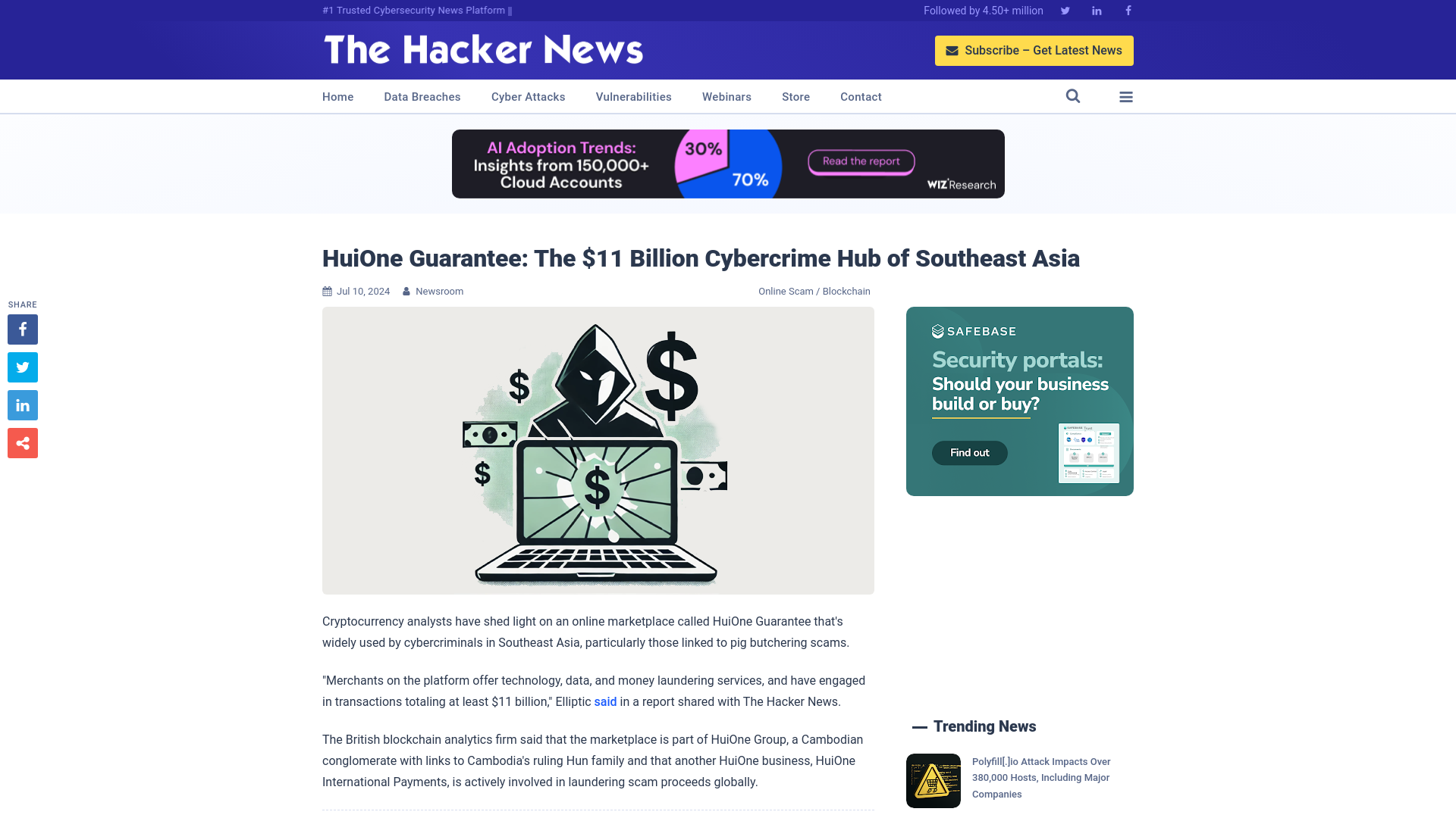 HuiOne Guarantee: The $11 Billion Cybercrime Hub of Southeast Asia