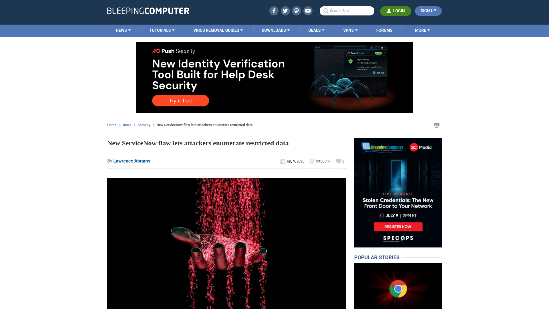 New ServiceNow flaw lets attackers enumerate restricted data