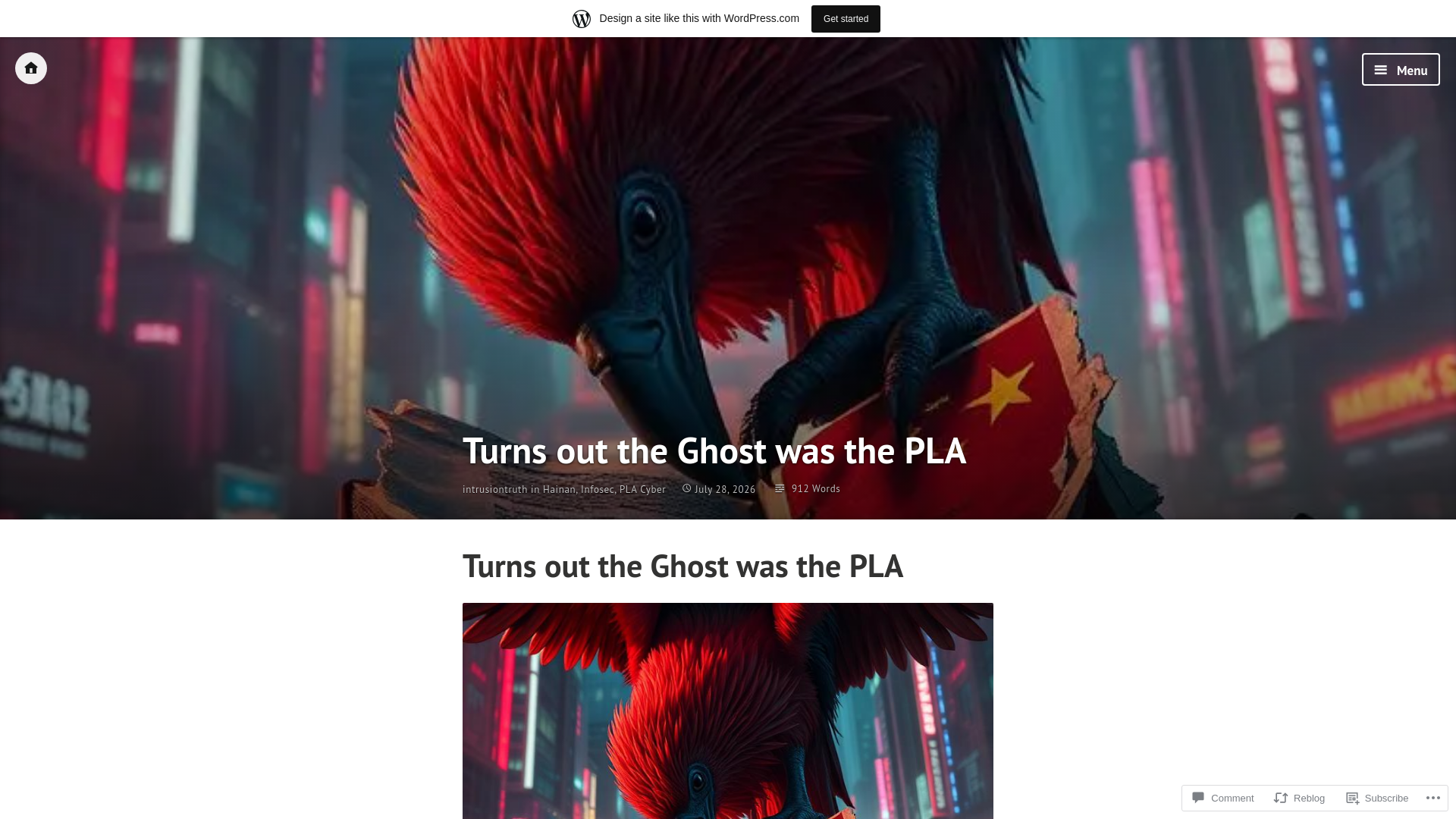 Turns out the Ghost was the PLA – Intrusion Truth