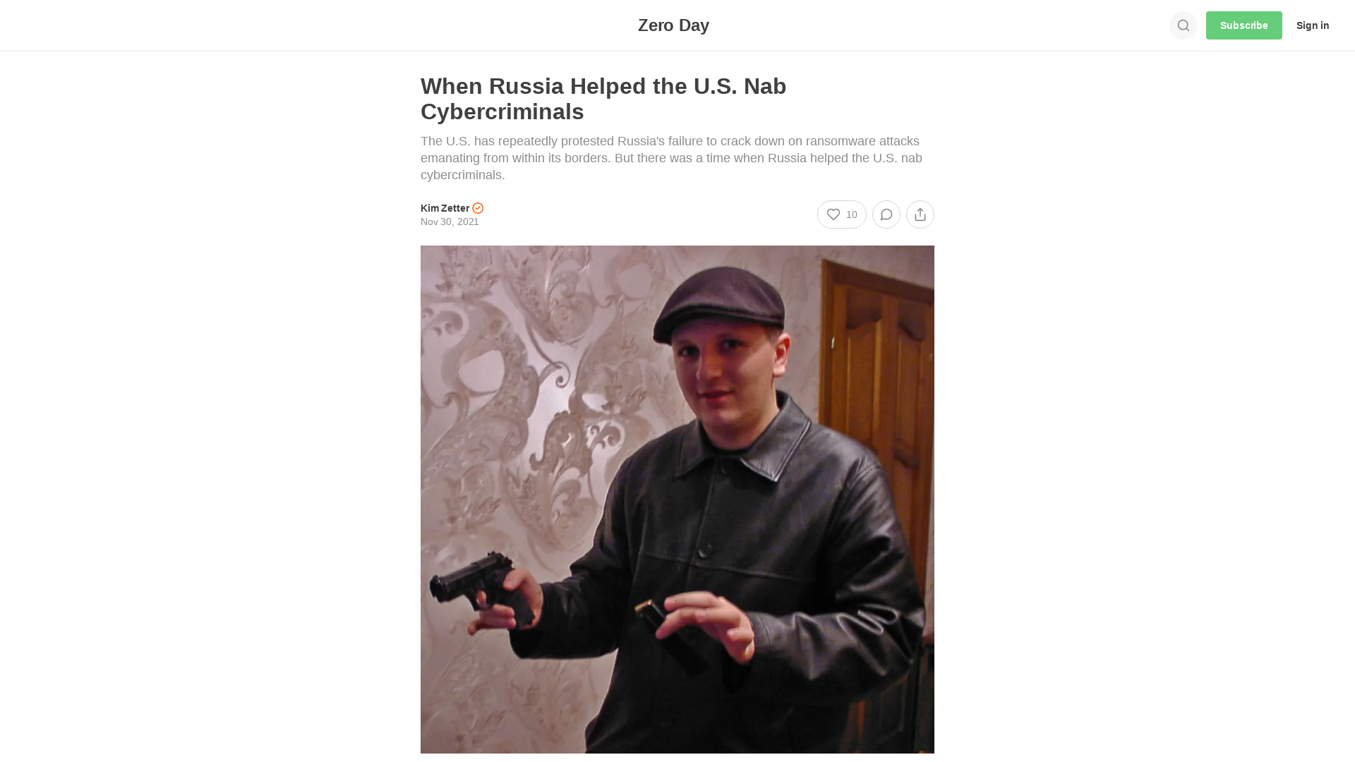 When Russia Helped the U.S. Nab Cybercriminals