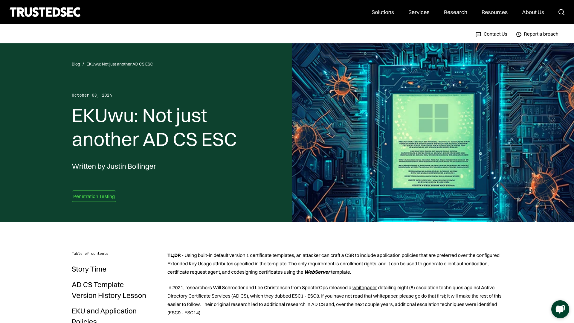 TrustedSec | EKUwu: Not just another AD CS ESC