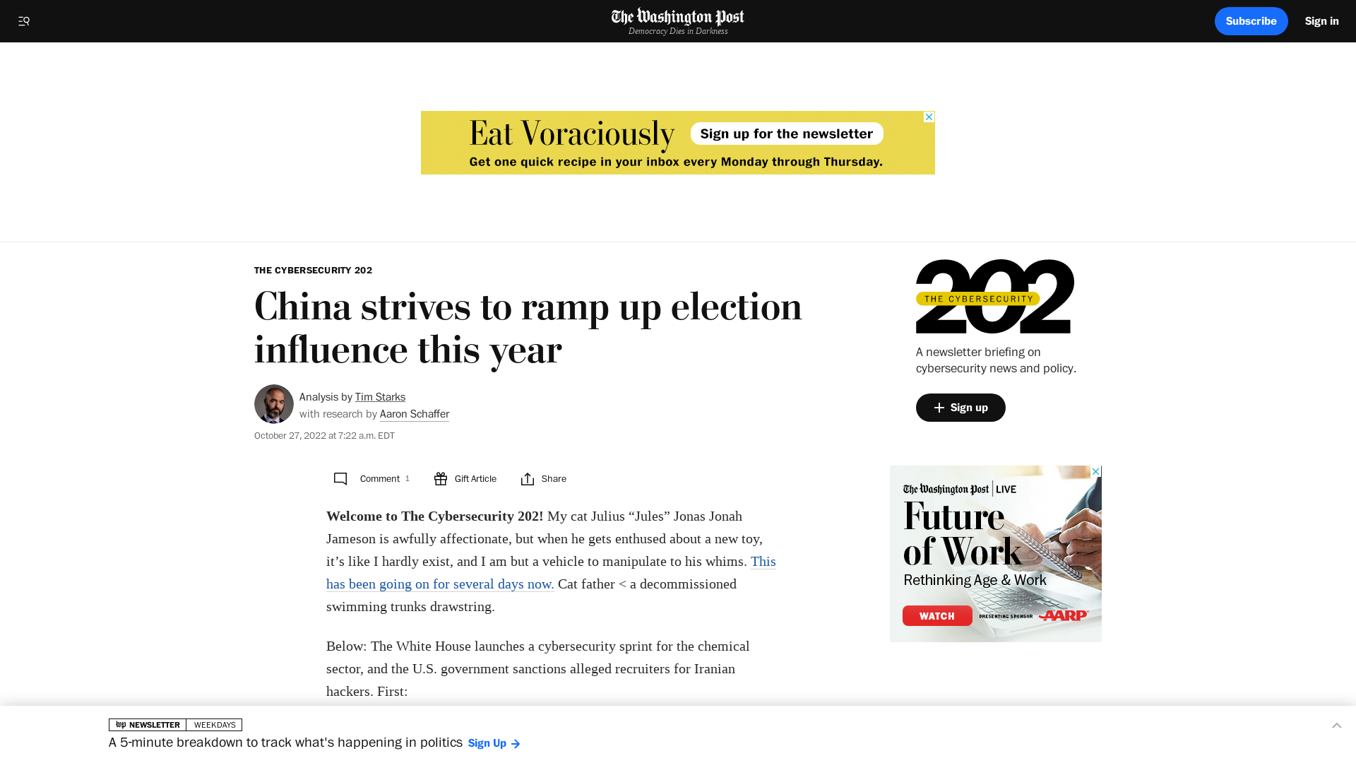 China strives to ramp up election influence this year - The Washington Post