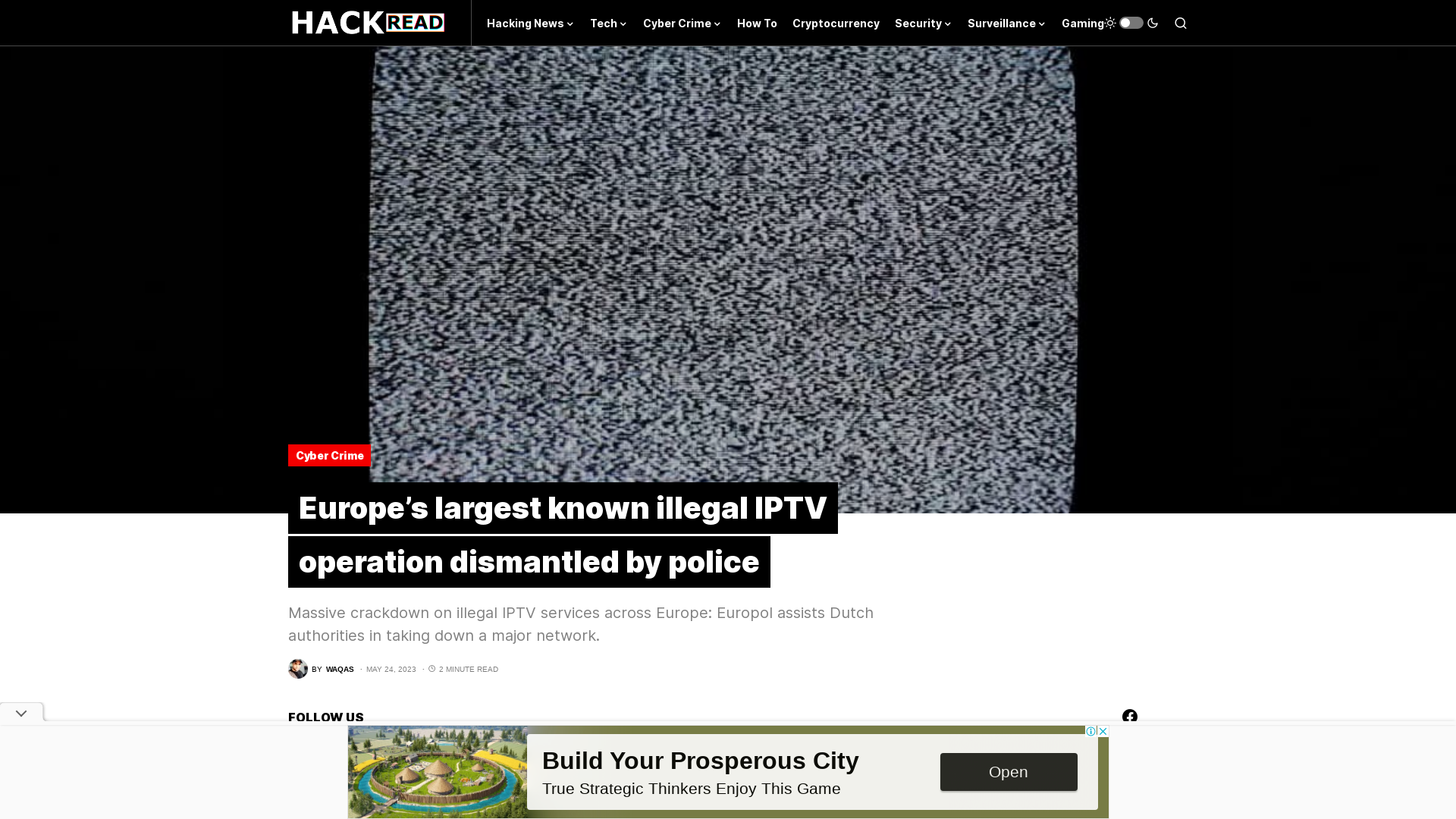 Europe's largest known illegal IPTV operation dismantled by police