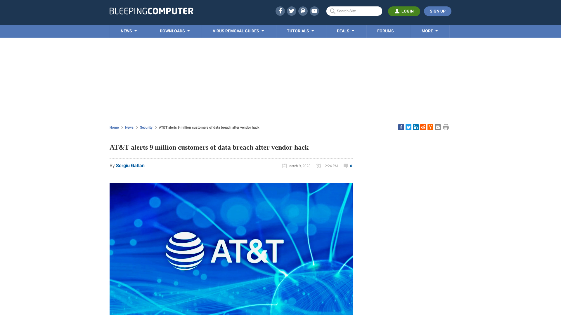 AT&T alerts 9 million customers of data breach after vendor hack