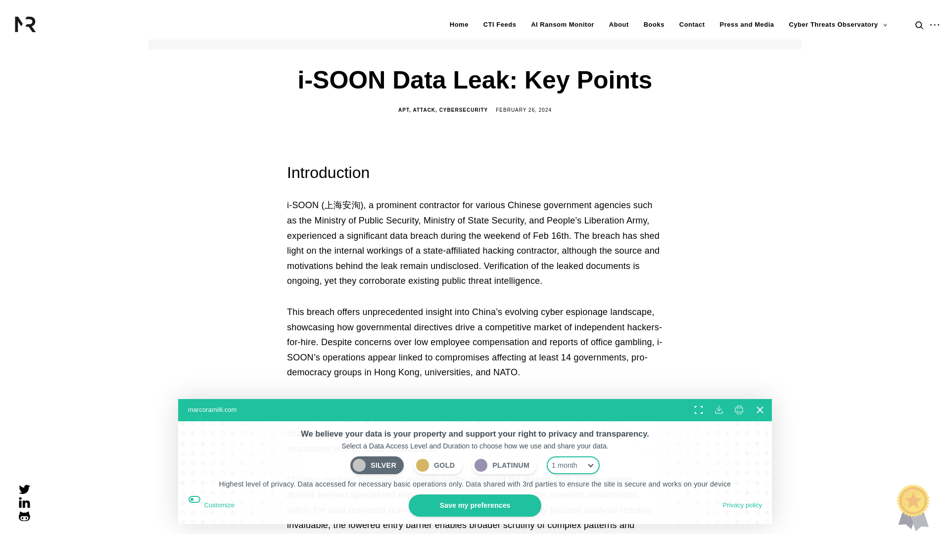 i-SOON Data Leak: Key Points