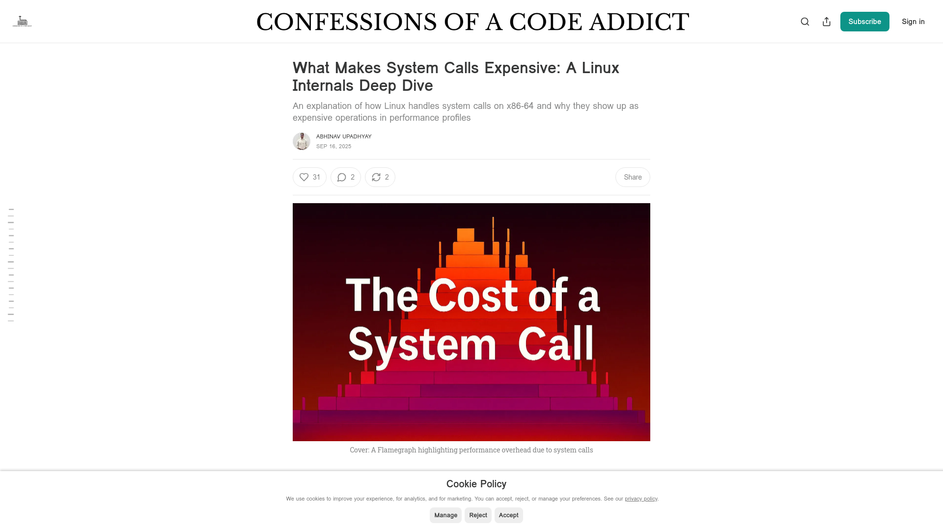 What Makes System Calls Expensive: A Linux Internals Deep Dive
