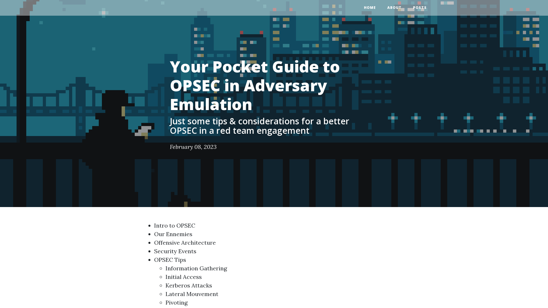 Your Pocket Guide to OPSEC in Adversary Emulation - RistBS's Blog