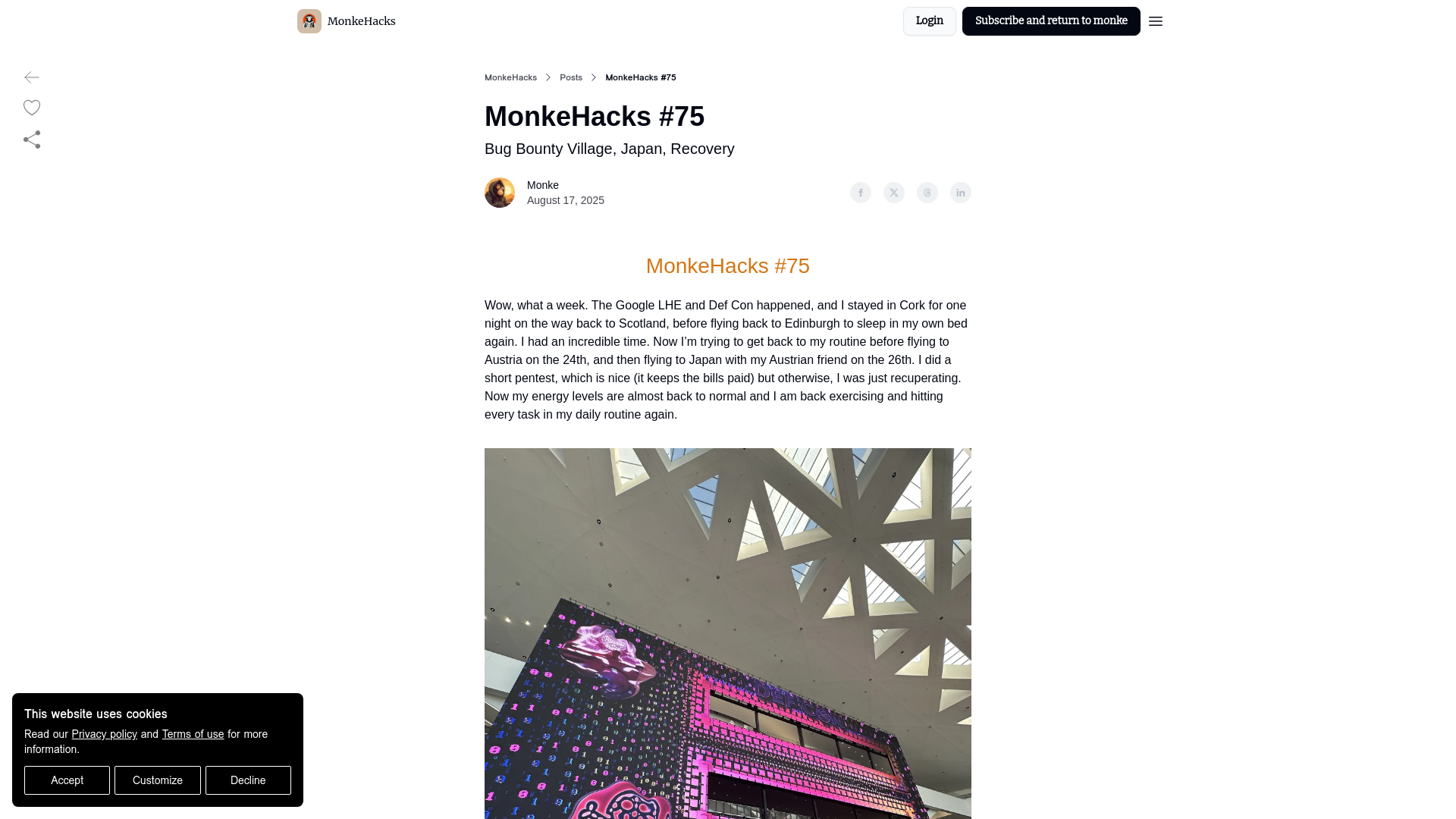 MonkeHacks #75