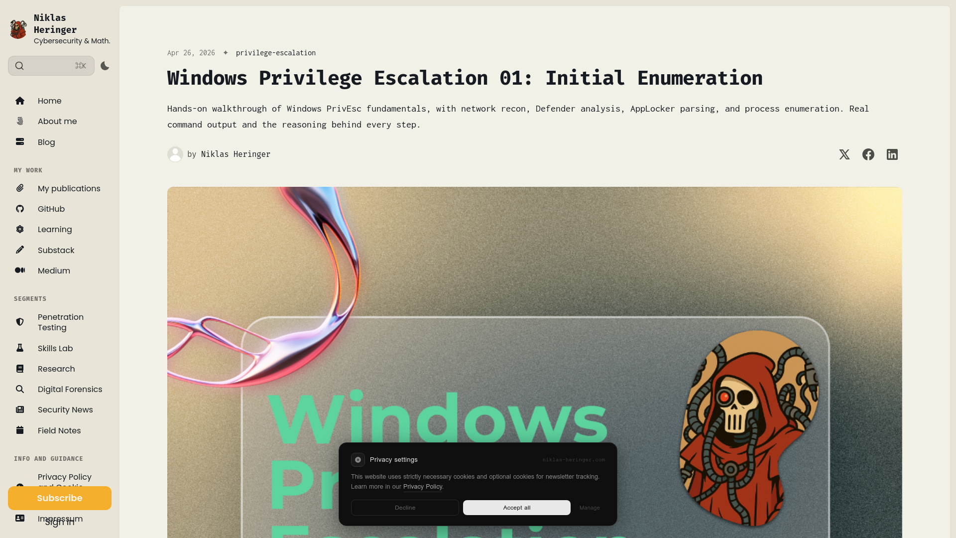 Windows Privilege Escalation 01: Initial Enumeration