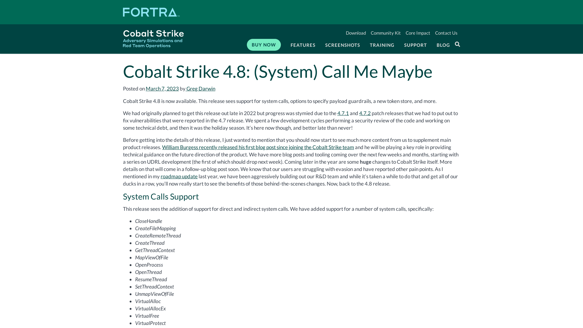 Cobalt Strike 4.8: (System) Call Me Maybe | Cobalt Strike Blog