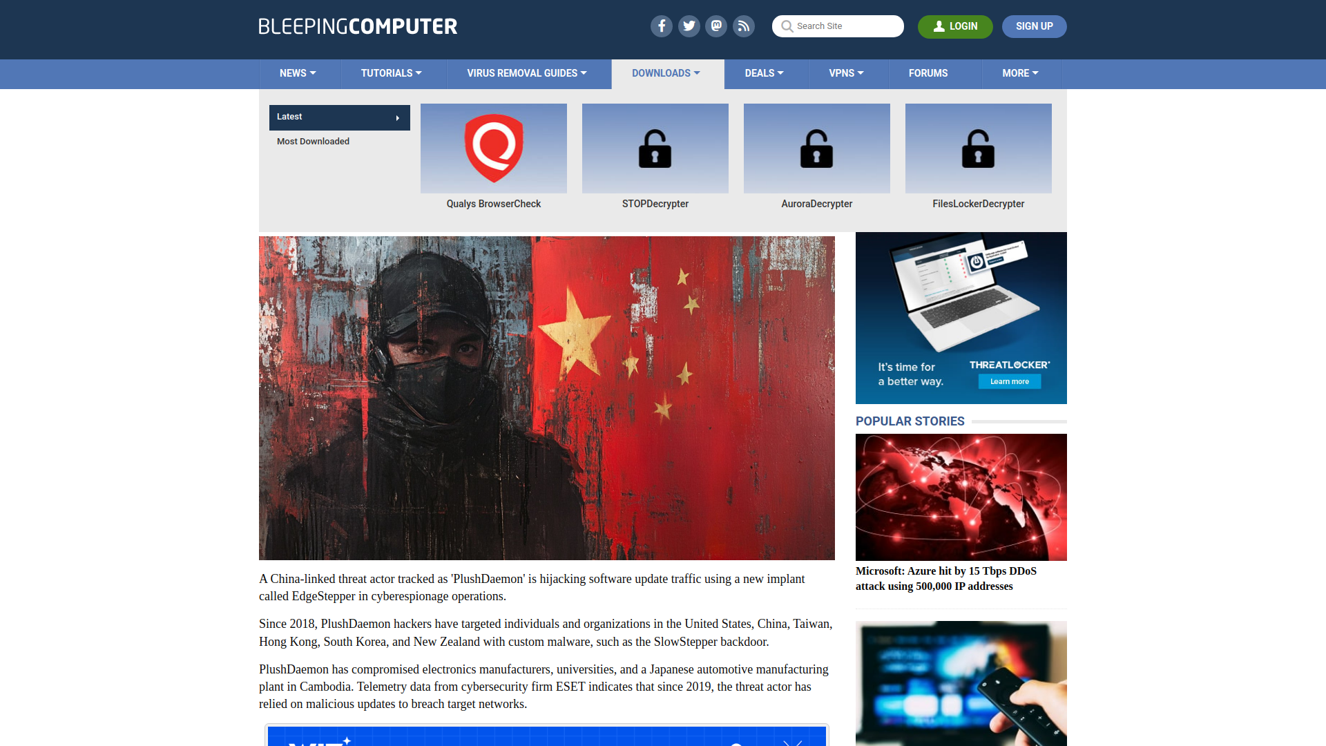 ‘PlushDaemon’ hackers hijack software updates in supply-chain attacks