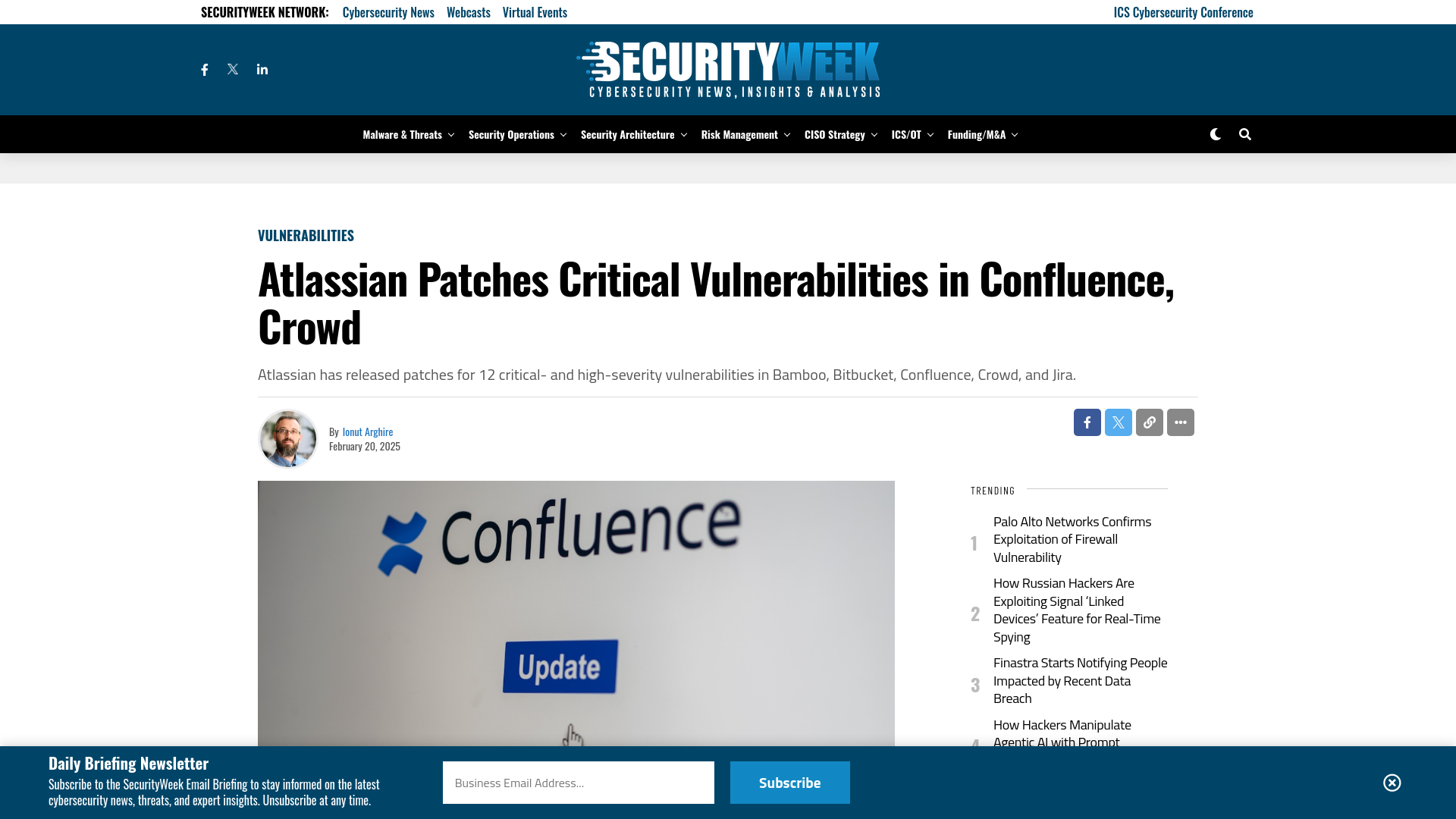 Atlassian Patches Critical Vulnerabilities in Confluence, Crowd - SecurityWeek