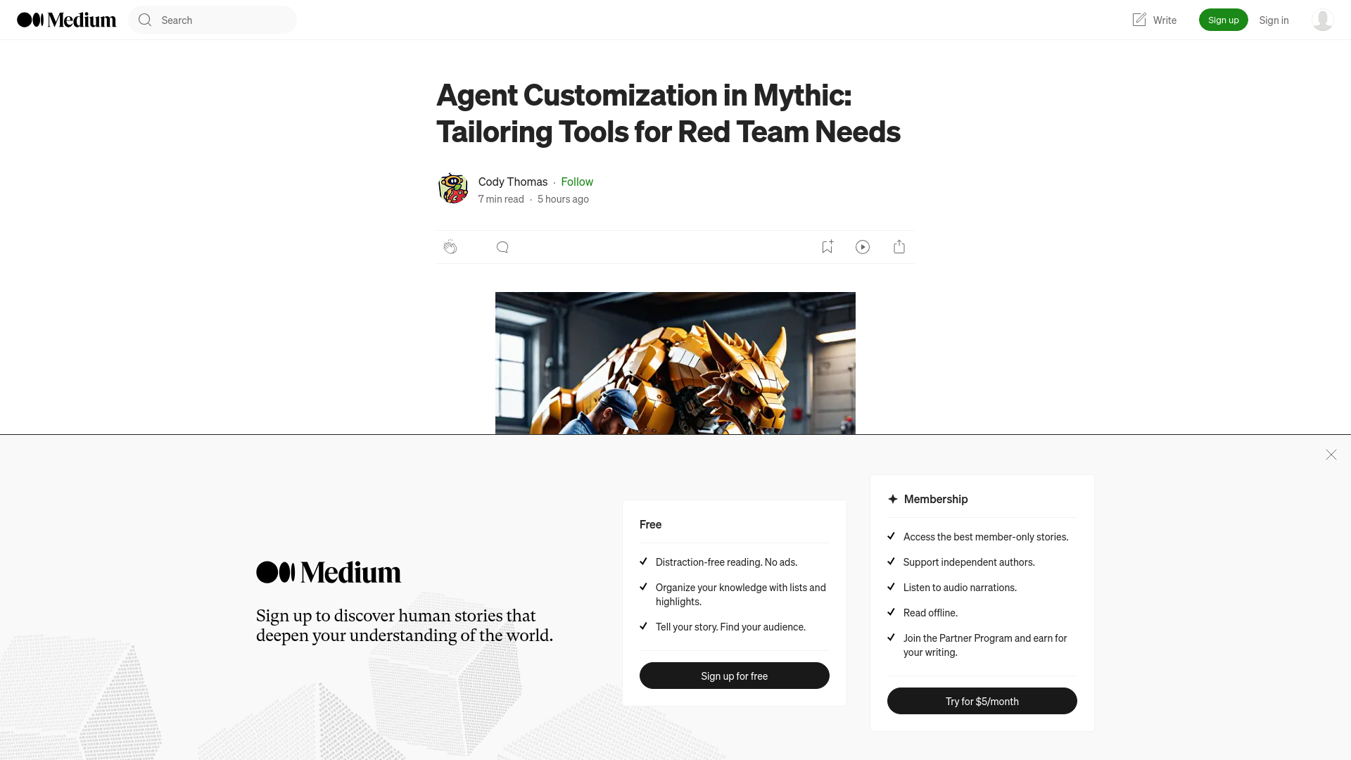 Agent Customization in Mythic: Tailoring Tools for Red Team Needs | by Cody Thomas | Mar, 2024 | Medium