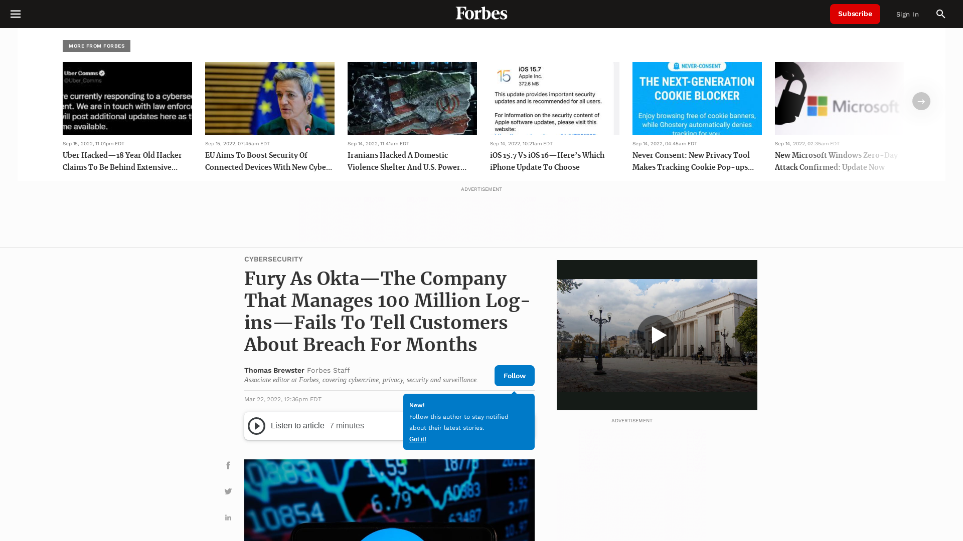 Fury As Okta—The Company That Manages 100 Million Log-ins—Fails To Tell Customers About Breach For Months