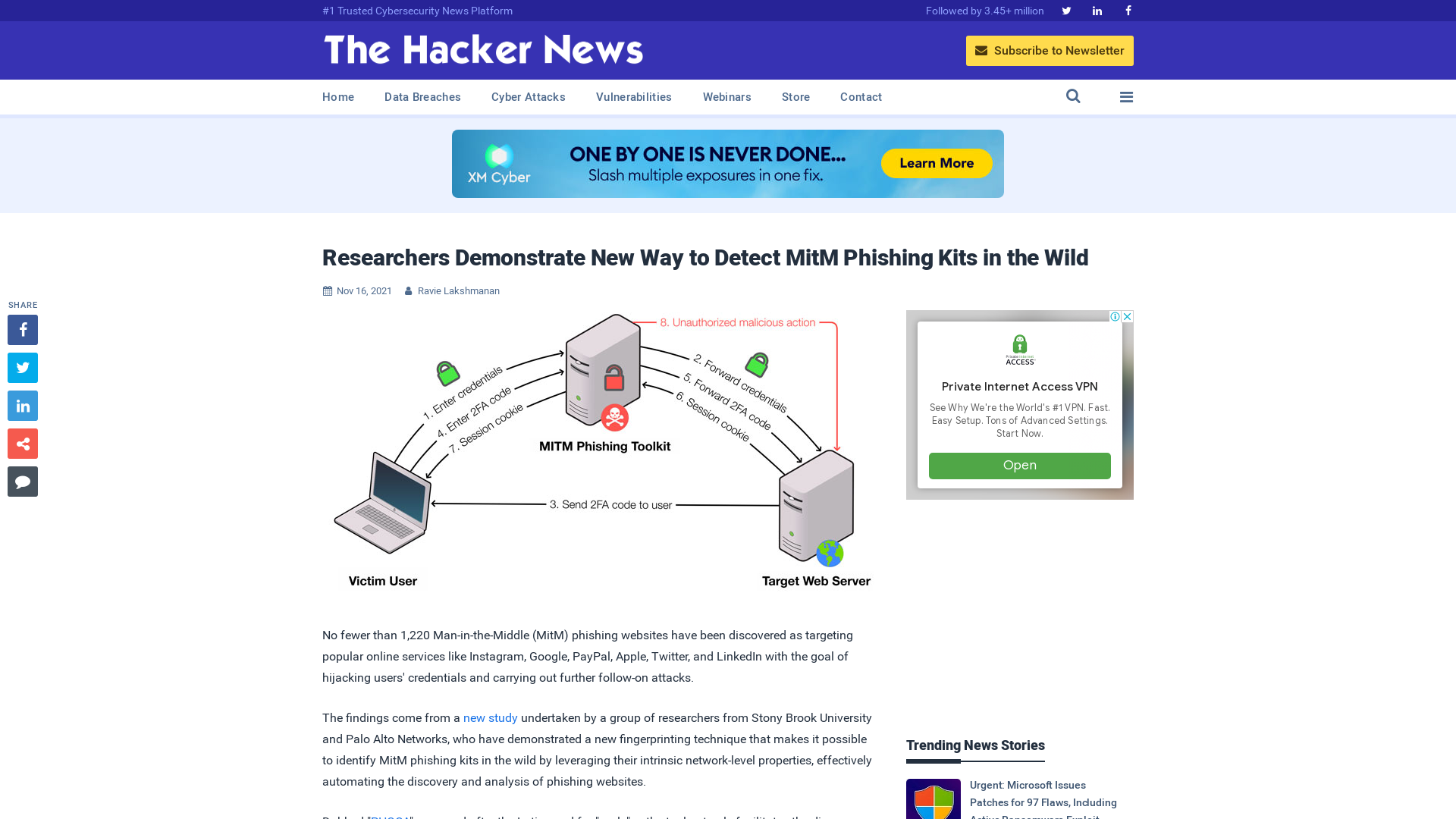 Researchers Demonstrate New Way to Detect MitM Phishing Kits in the Wild