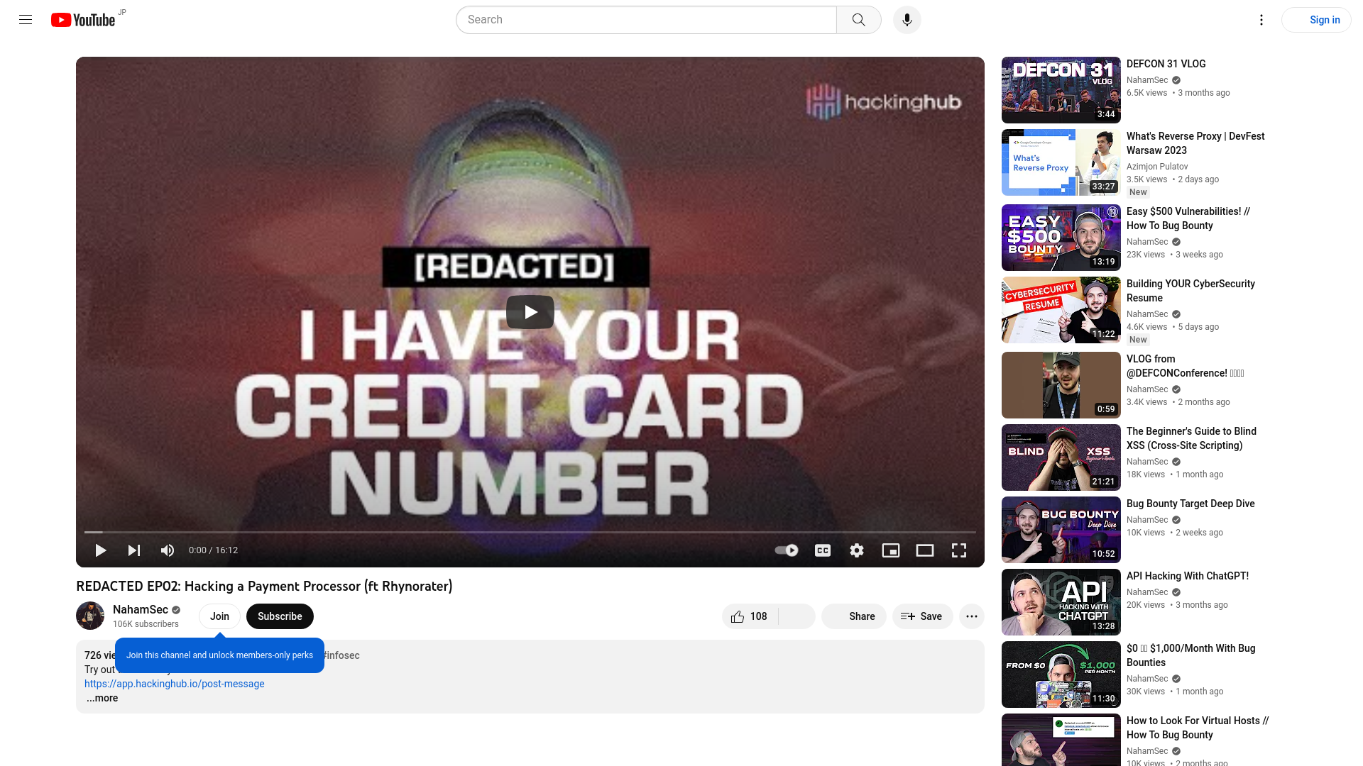 REDACTED EP02: Hacking a Payment Processor (ft Rhynorater) - YouTube