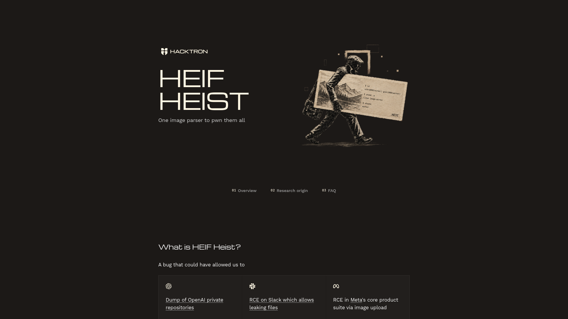 HEIF Heist