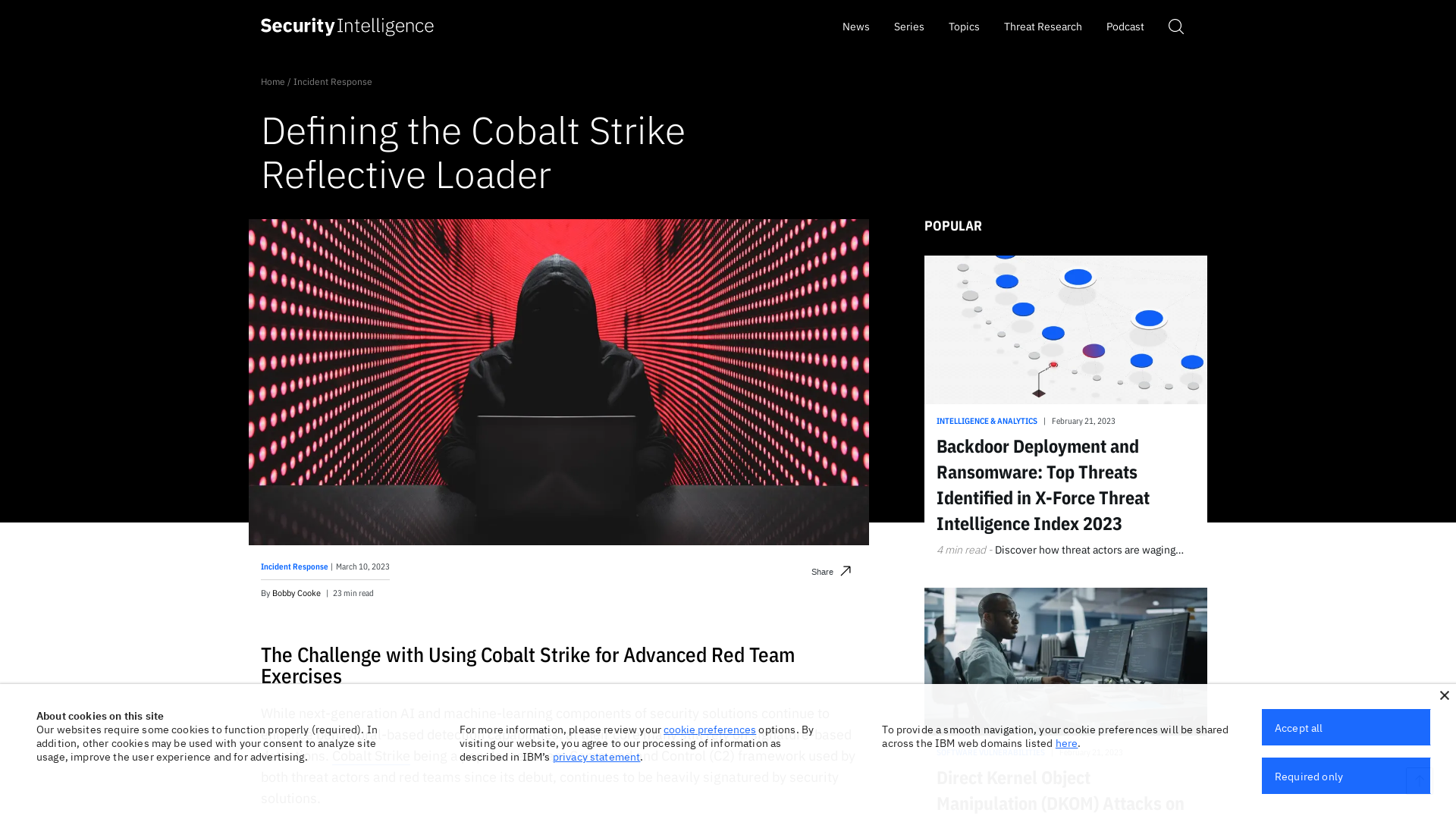 Defining the Cobalt Strike Reflective Loader