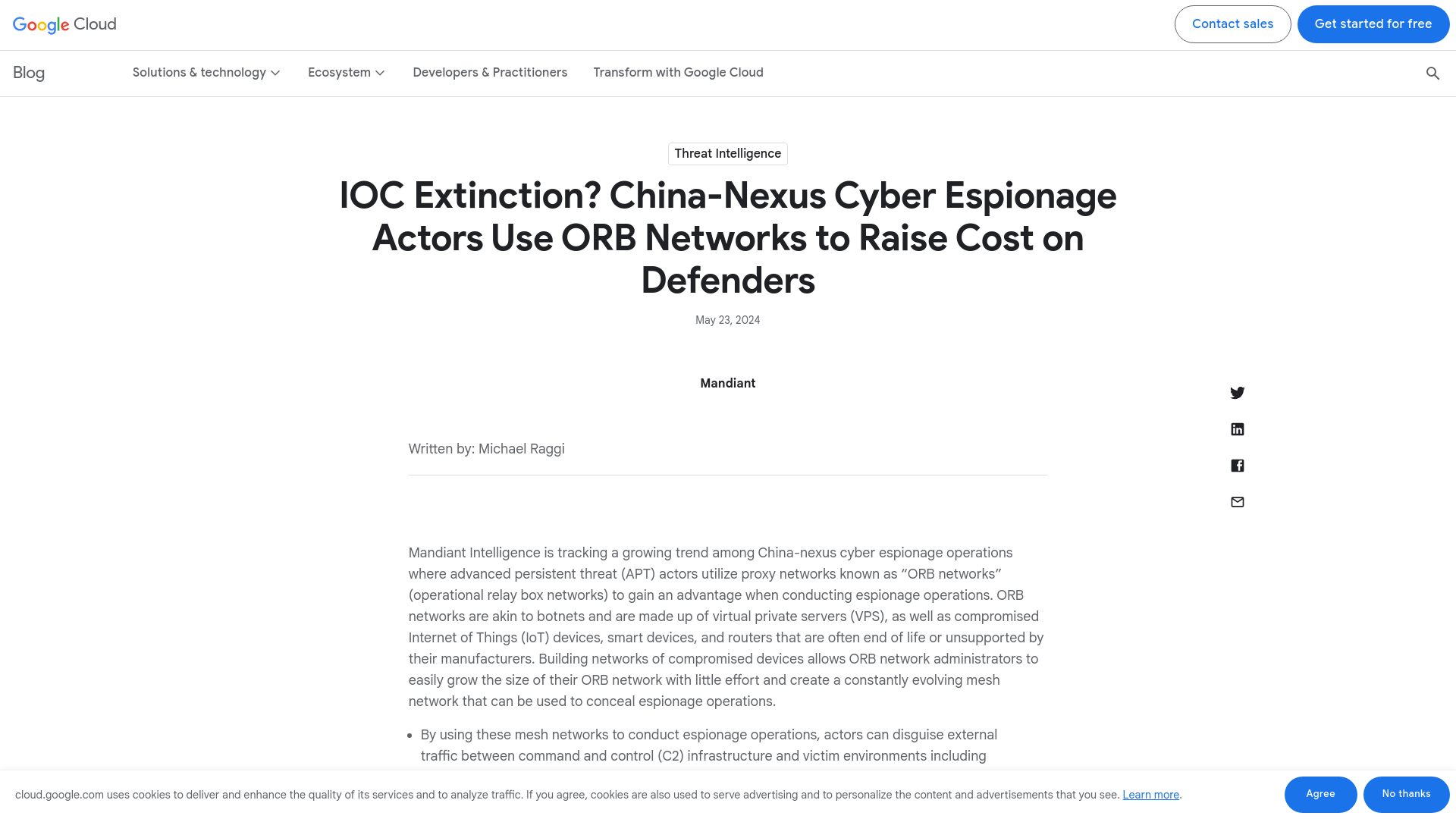 IOC Extinction? China-Nexus Cyber Espionage Actors Use ORB Networks to Raise Cost on Defenders | Google Cloud Blog