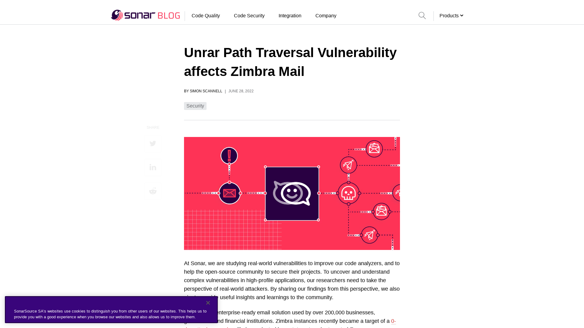 Unrar Path Traversal Vulnerability affects Zimbra Mail