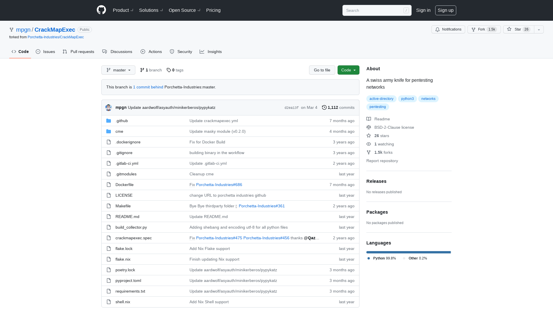 GitHub - mpgn/CrackMapExec: A swiss army knife for pentesting networks