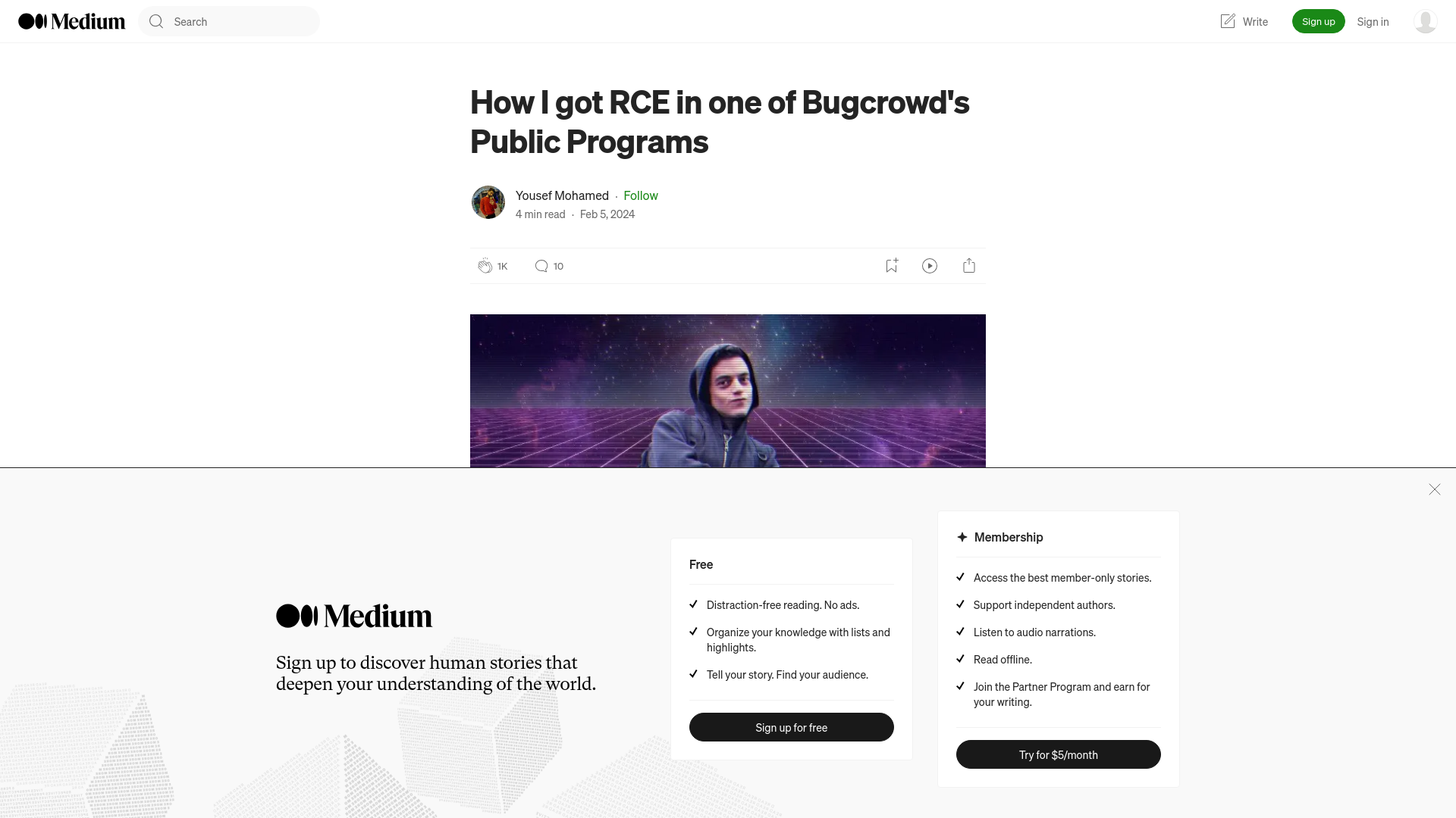 How I got RCE in one of Bugcrowd's Public Programs | by Yousef Mohamed | Medium