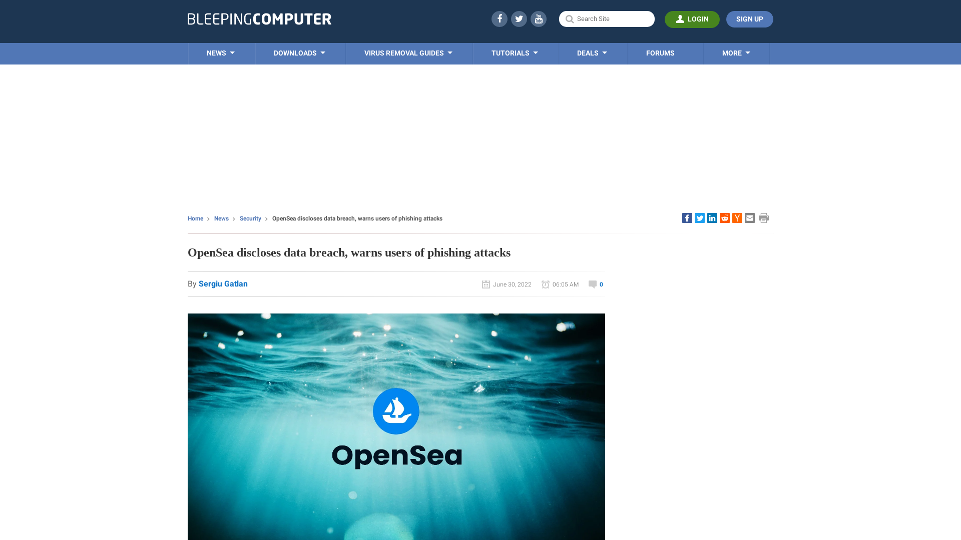 OpenSea discloses data breach, warns users of phishing attacks