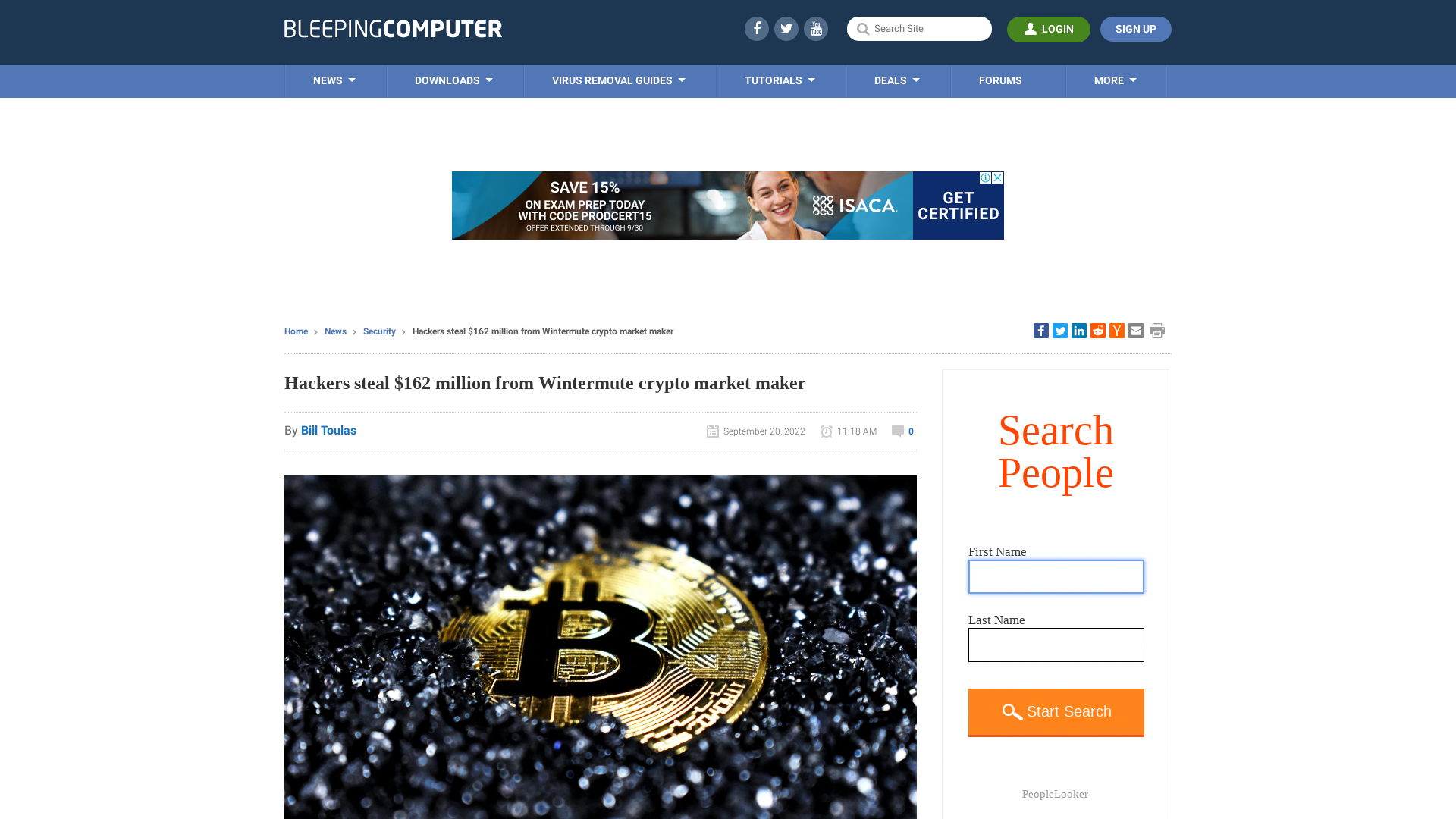 Hackers steal $162 million from Wintermute crypto market maker