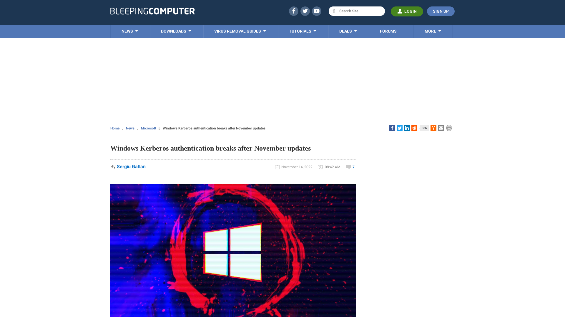 Windows Kerberos authentication breaks after November updates