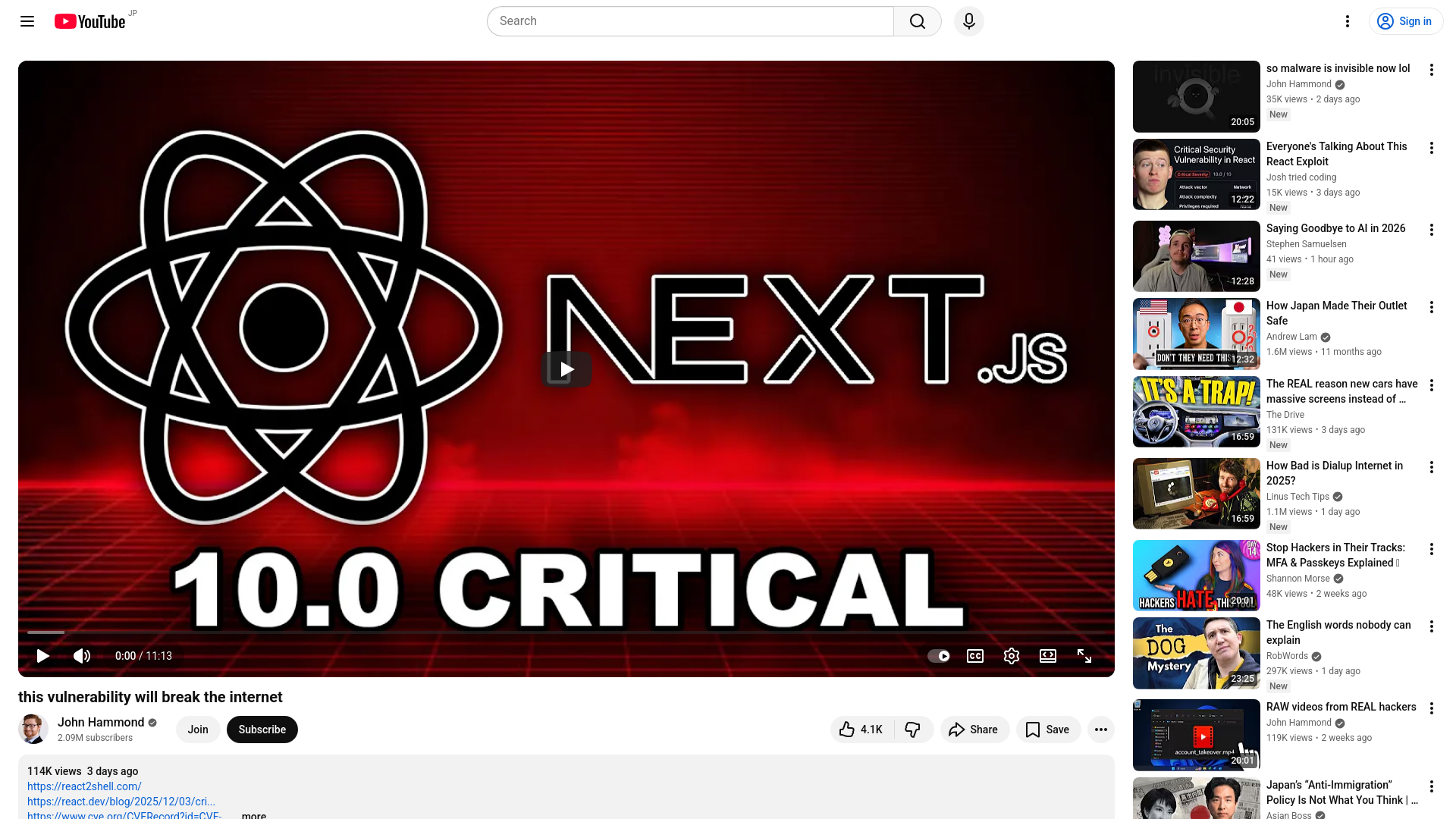 this vulnerability will break the internet - YouTube