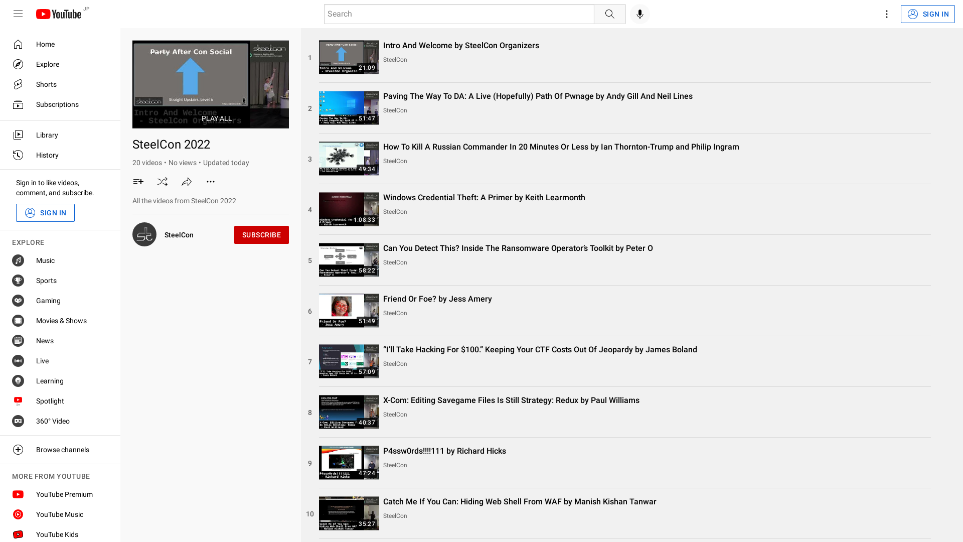 SteelCon 2022 - YouTube