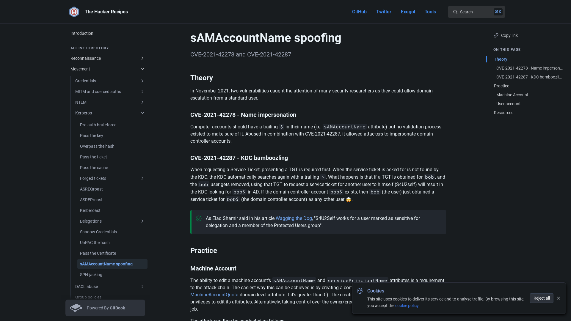 sAMAccountName spoofing - The Hacker Recipes