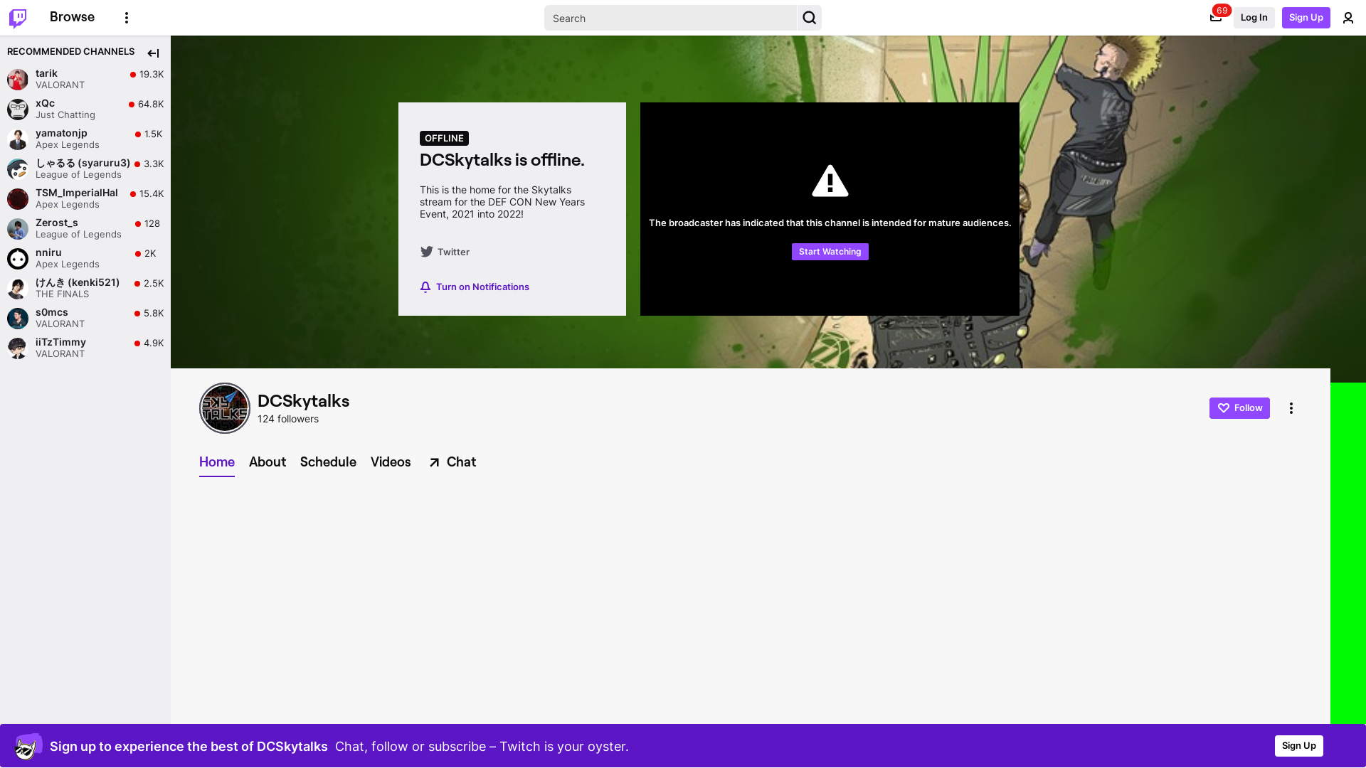 DCSkytalks - Twitch