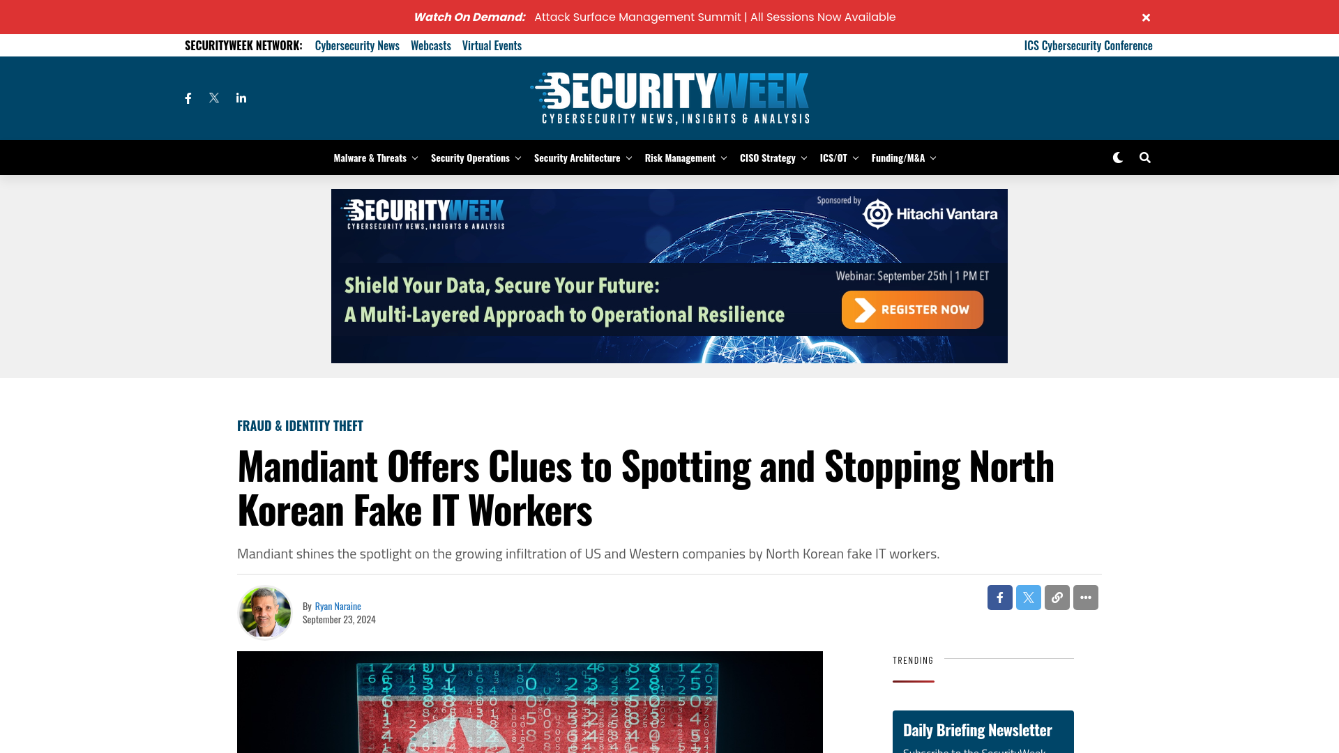 Mandiant Offers Clues to Spotting and Stopping North Korean Fake IT Workers - SecurityWeek