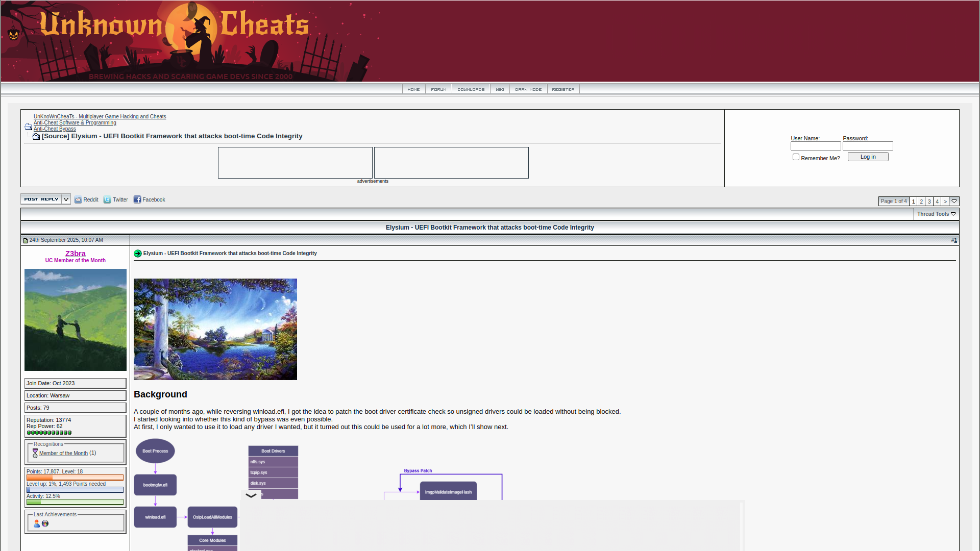 [Source] Elysium - UEFI Bootkit Framework that attacks boot-time Code Integrity