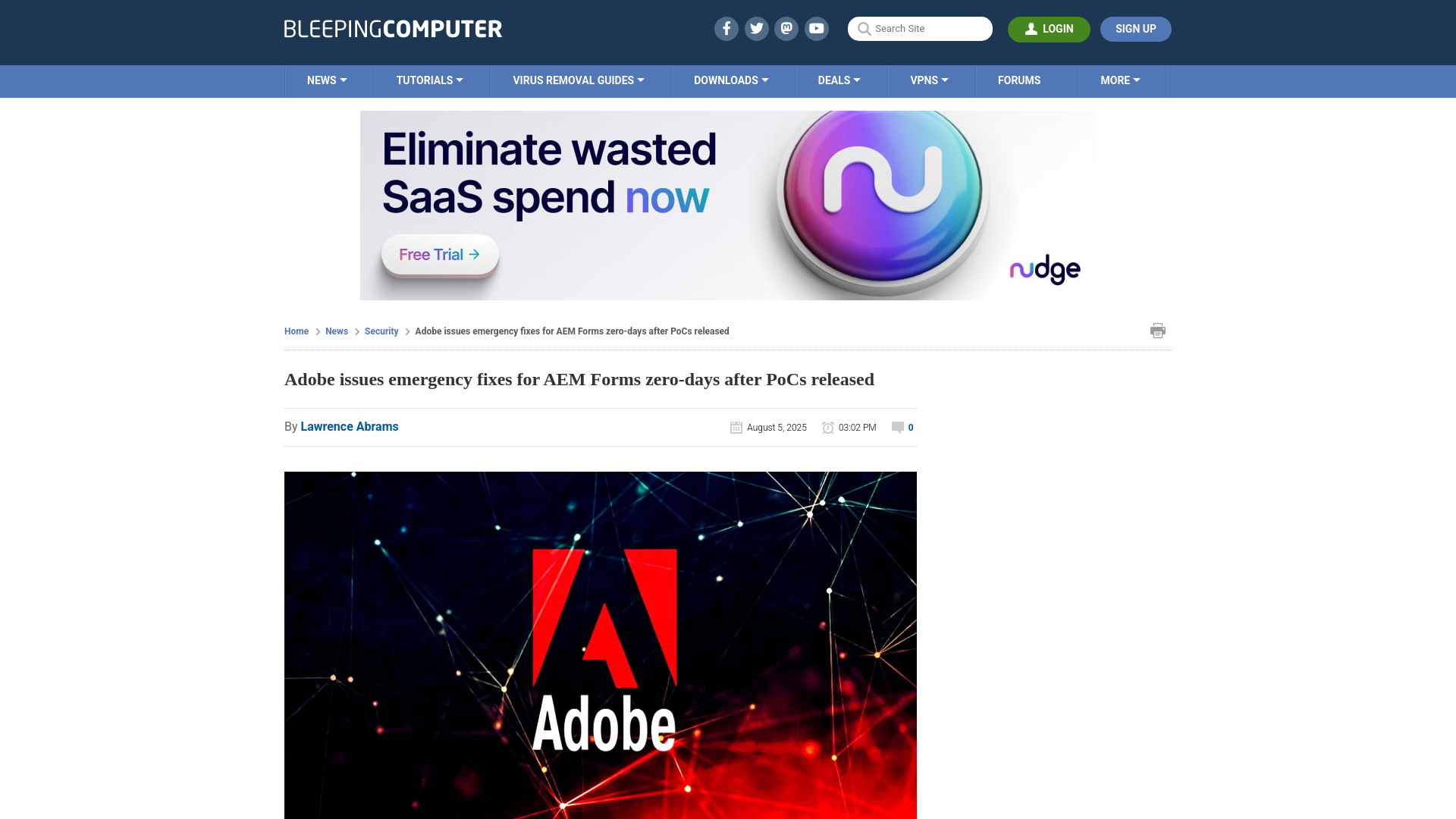 Adobe issues emergency fixes for AEM Forms zero-days after PoCs released
