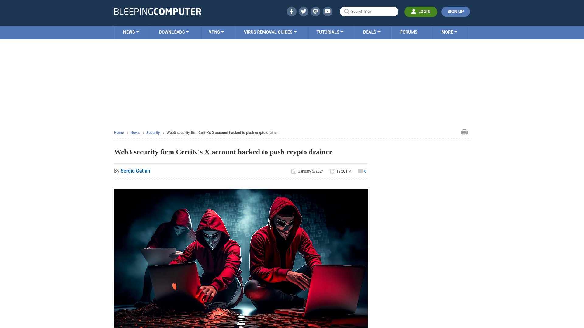 Web3 security firm CertiK's X account hacked to push crypto drainer