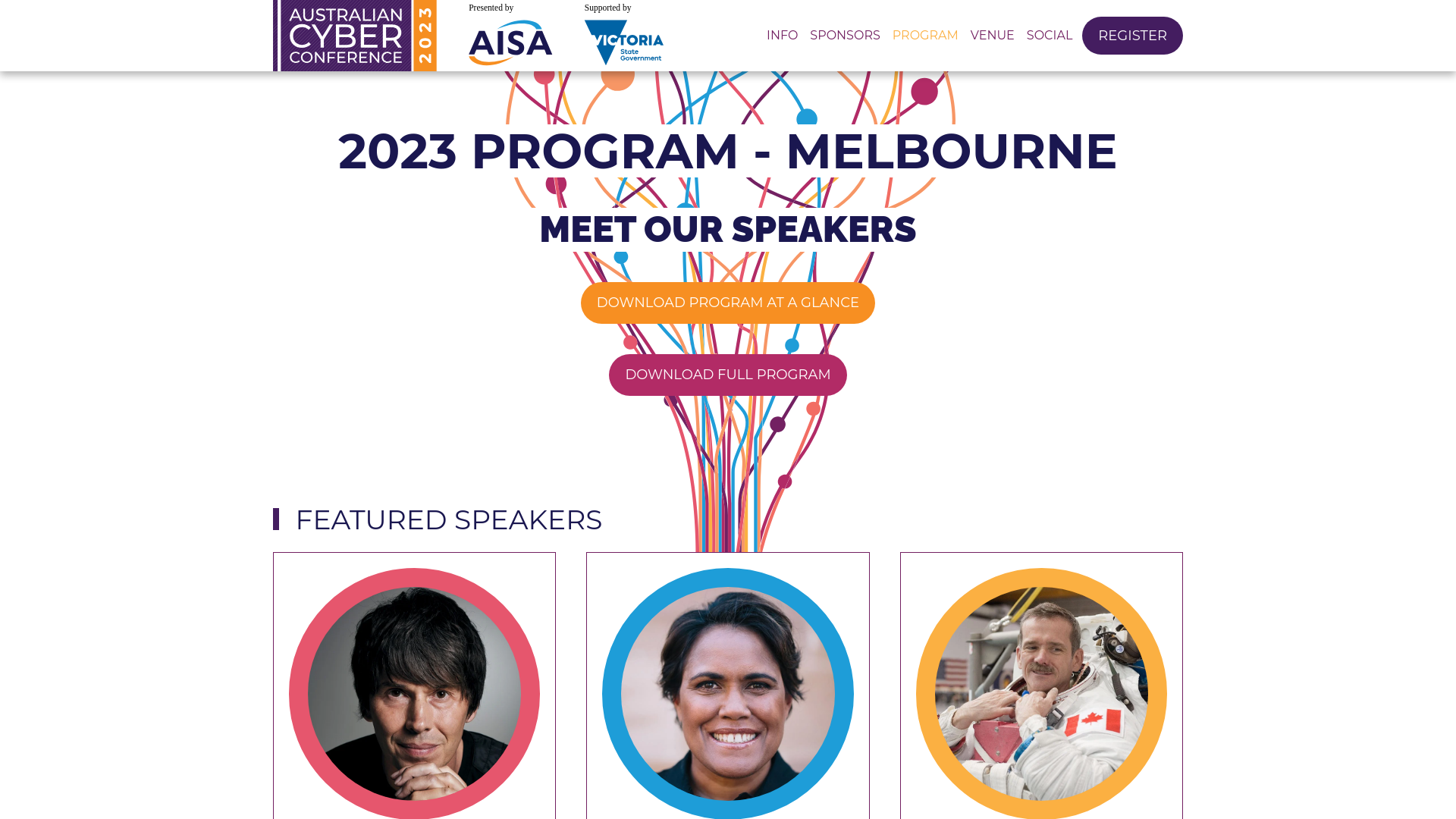 Program | Australian Cyber Conference Melbourne 2023