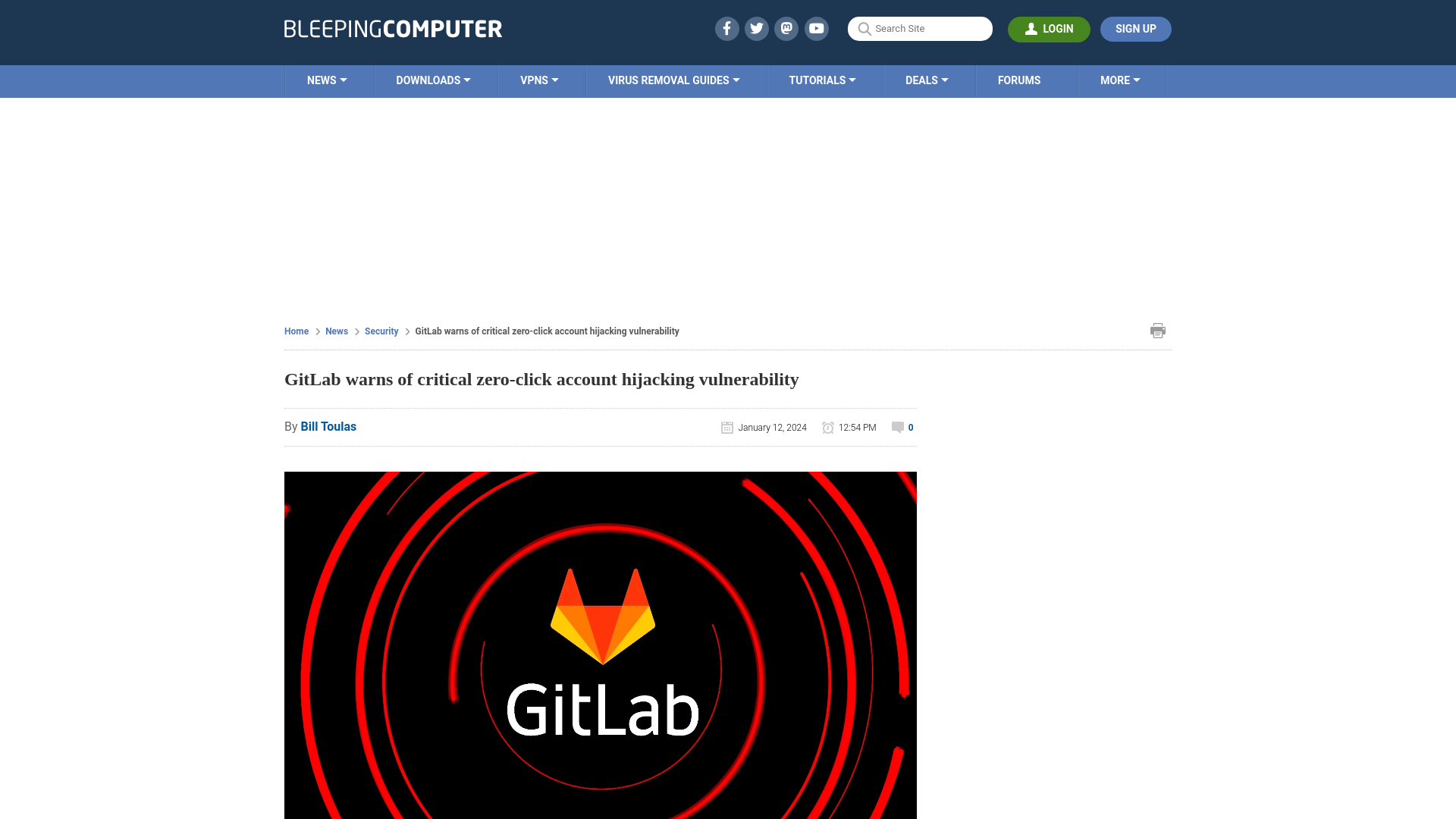 GitLab warns of critical zero-click account hijacking vulnerability