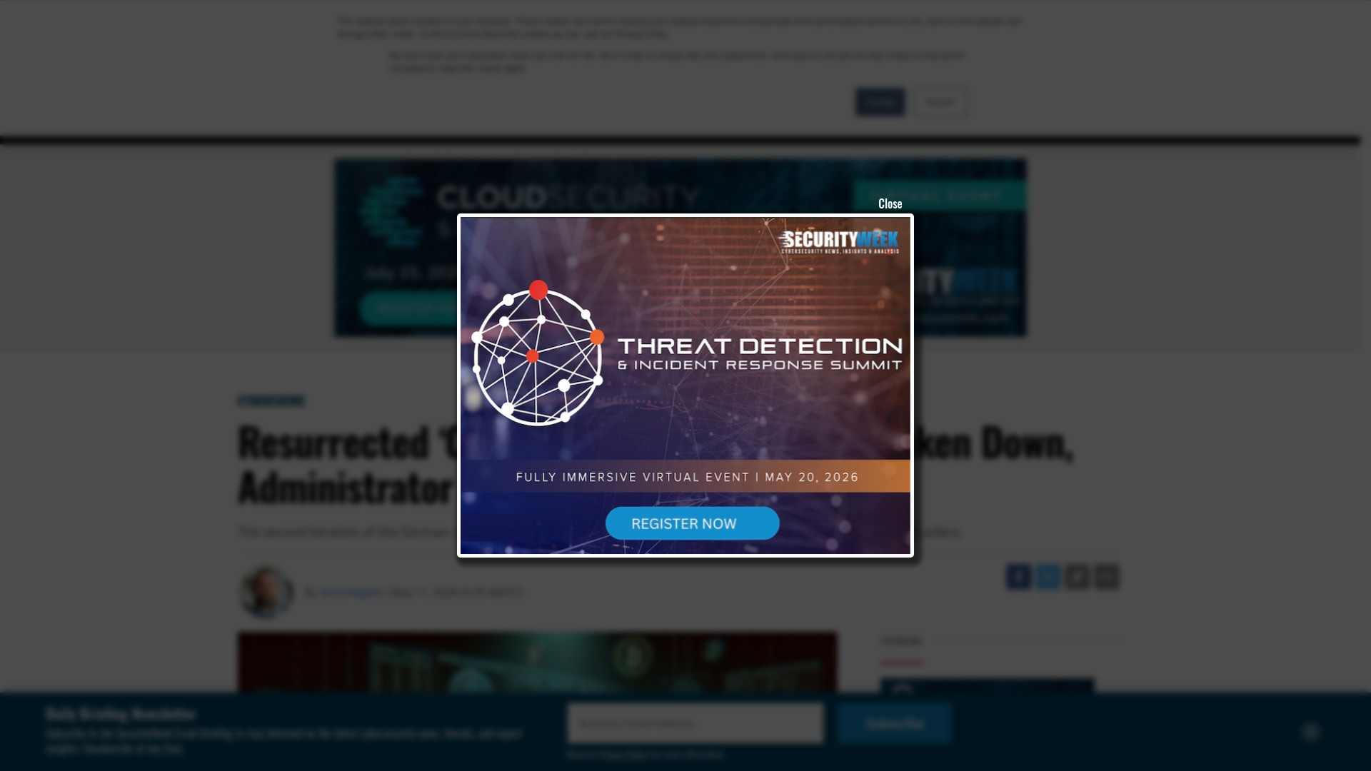 Resurrected 'Crimenetwork' Marketplace Taken Down, Administrator Arrested - SecurityWeek