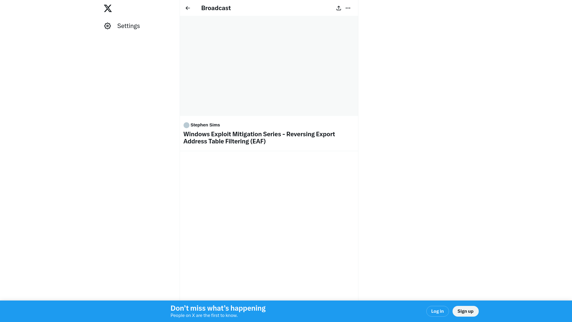 Windows Exploit Mitigation Series - Reversing Export Address Table Filtering (EAF) / X