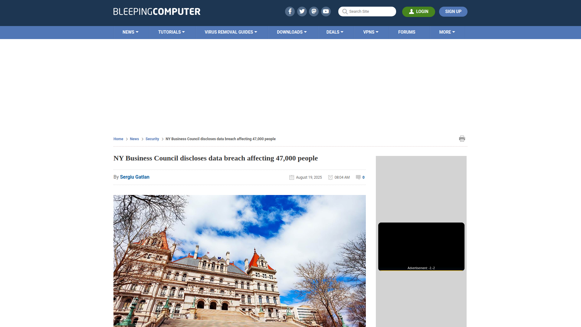 NY Business Council discloses data breach affecting 47,000 people