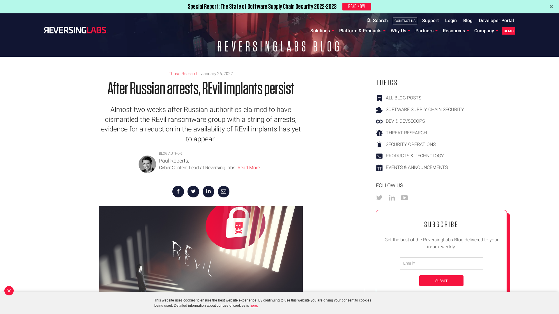 After Russian arrests, REvil implants persist