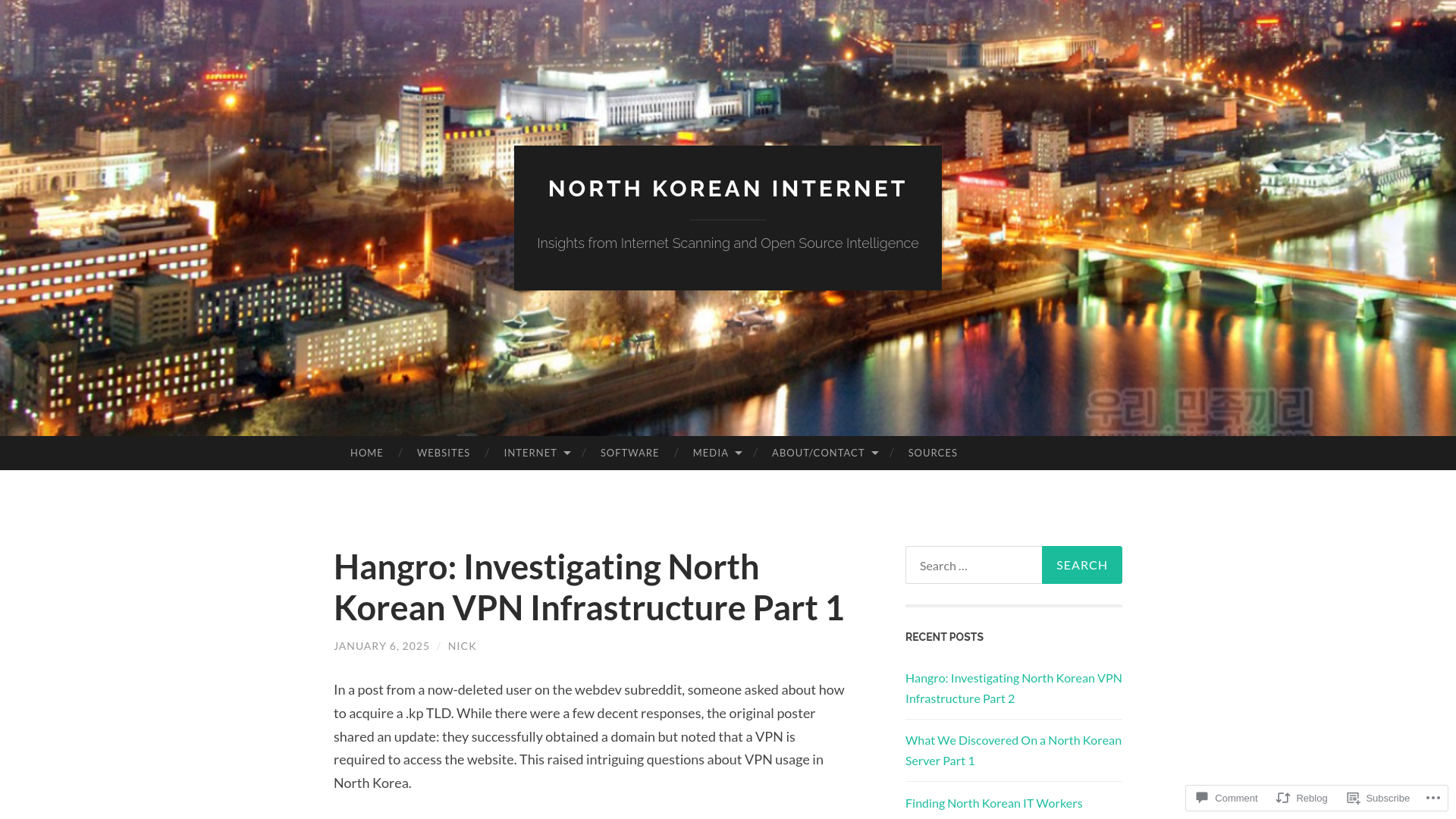 Hangro: Investigating North Korean VPN Infrastructure Part 1 | North Korean Internet
