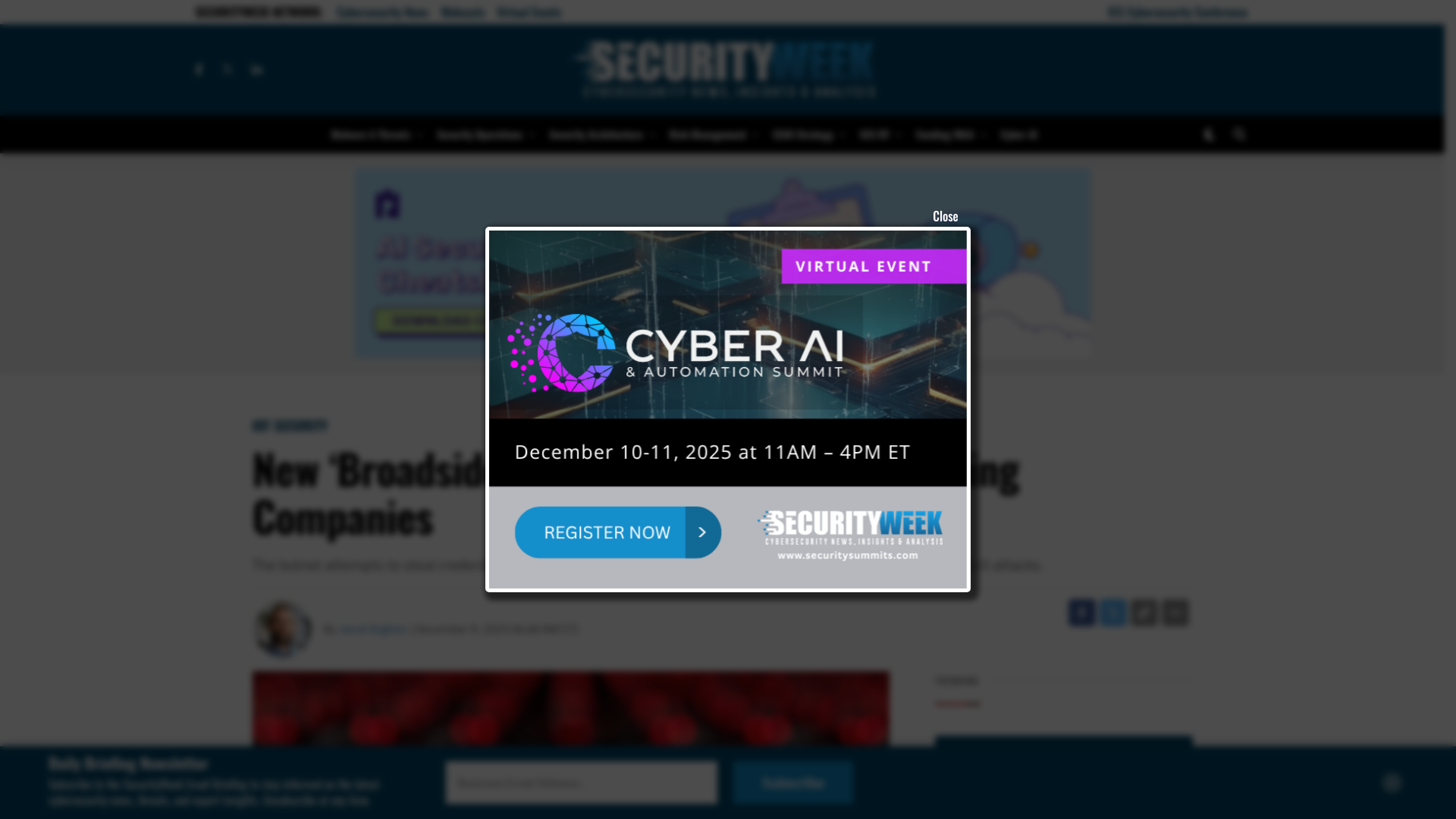 New 'Broadside' Botnet Poses Risk to Shipping Companies - SecurityWeek