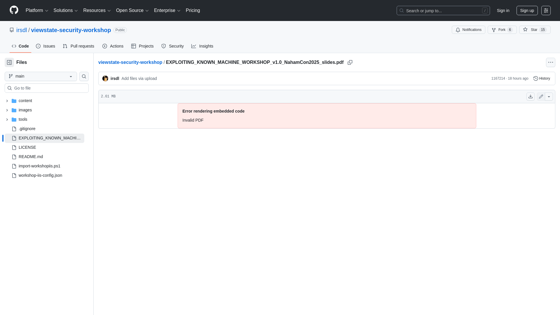 viewstate-security-workshop/EXPLOITING_KNOWN_MACHINE_WORKSHOP_v1.0_NahamCon2025_slides.pdf at main · irsdl/viewstate-security-workshop · GitHub