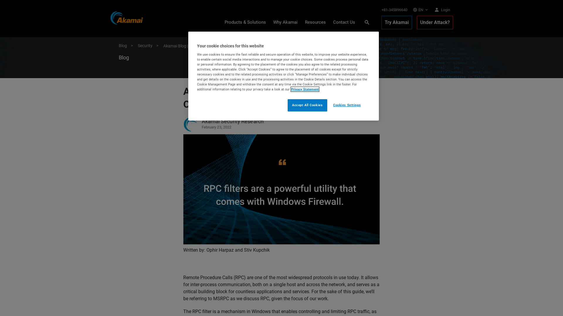 Akamai Blog | A Definitive Guide to the Remote Procedure Call (RPC) Filter