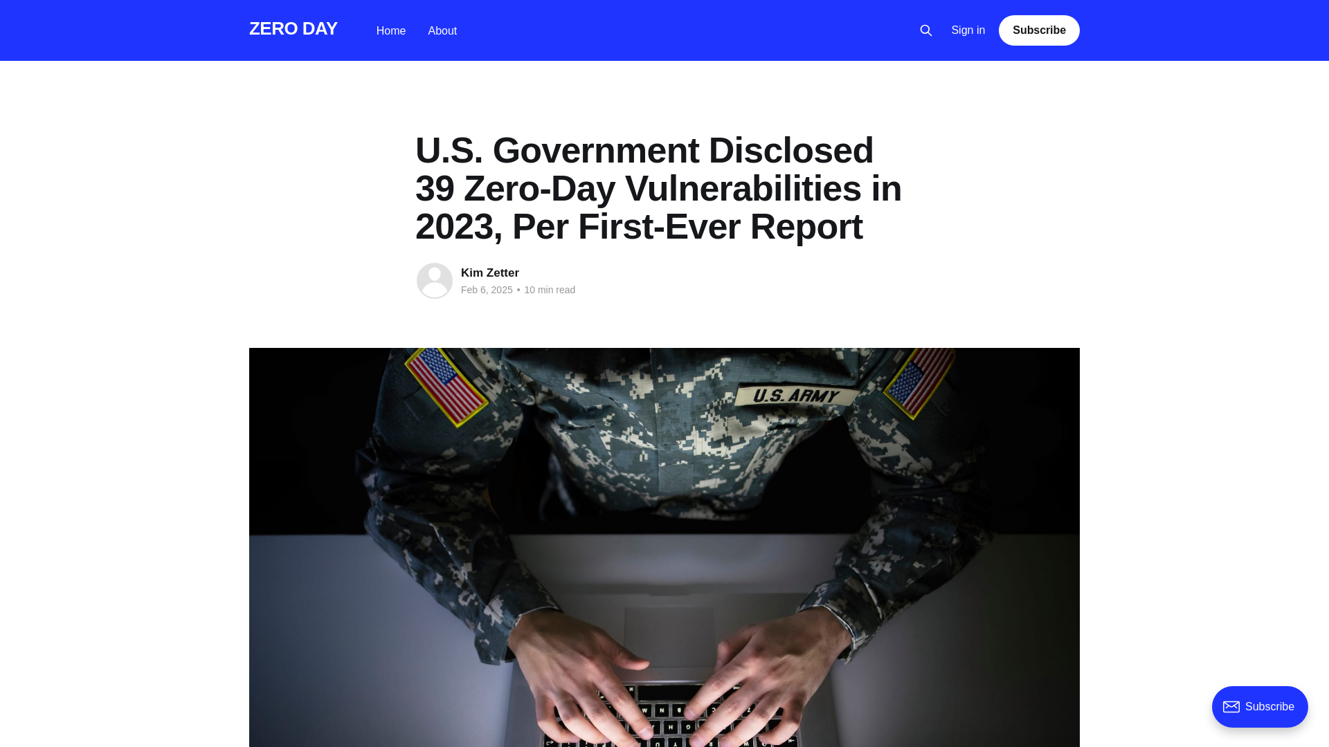 U.S. Government Disclosed 39 Zero-Day Vulnerabilities in 2023, Per First-Ever Report