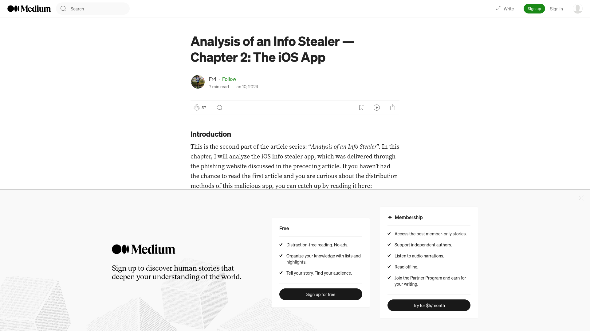 Analysis of an Info Stealer — Chapter 2: The iOS App | by Fr4 | Medium