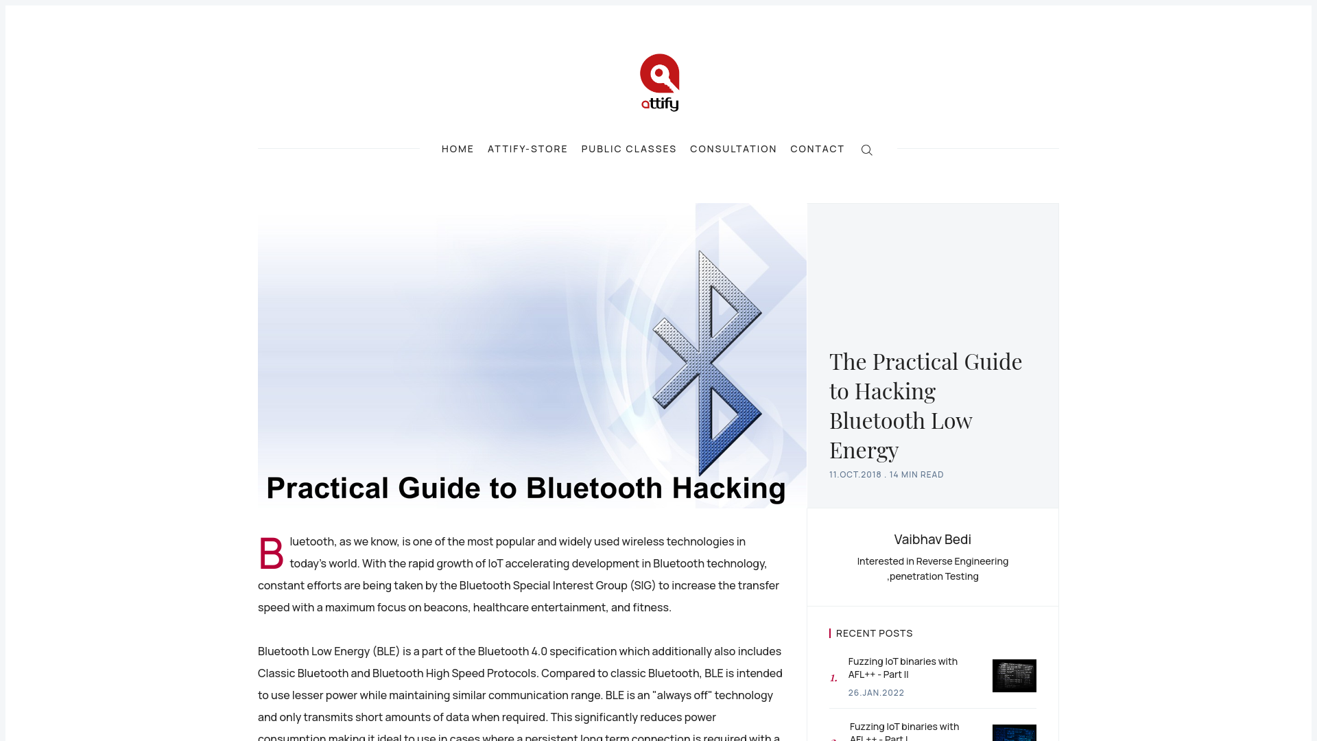 The Practical Guide to Hacking Bluetooth Low Energy
